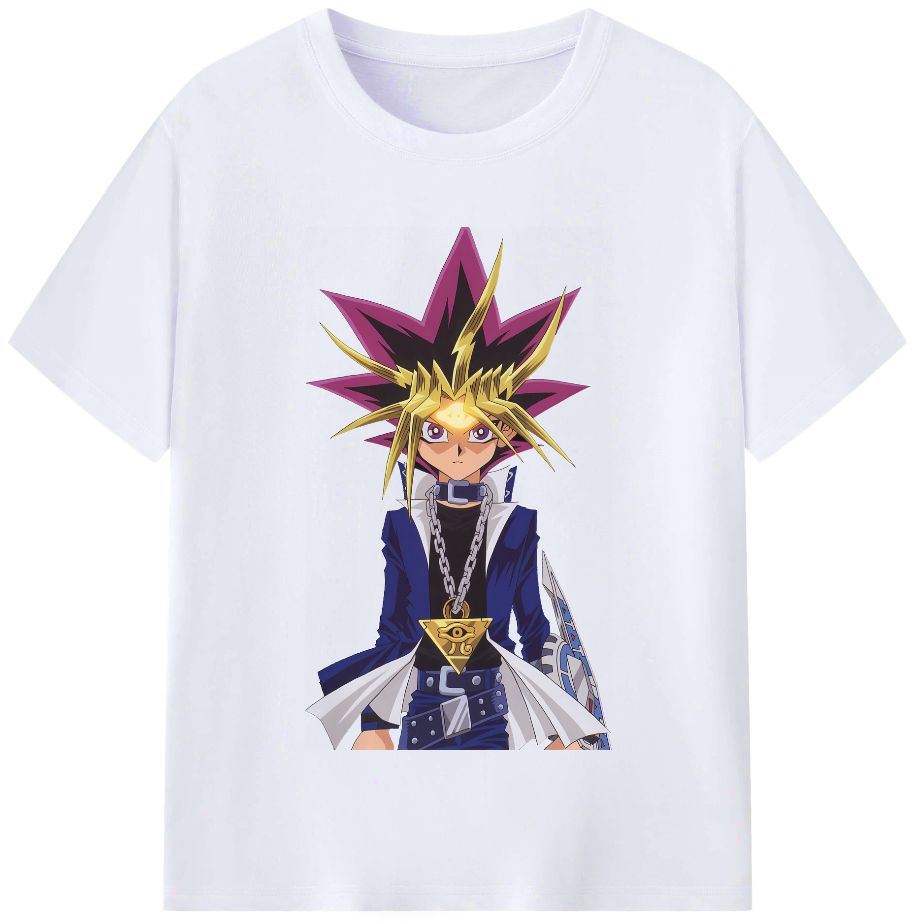 （画像用） 遊☆戯☆王 Yu-Gi-Oh! レディースカジュアルプリントTシャツ（綿100％）