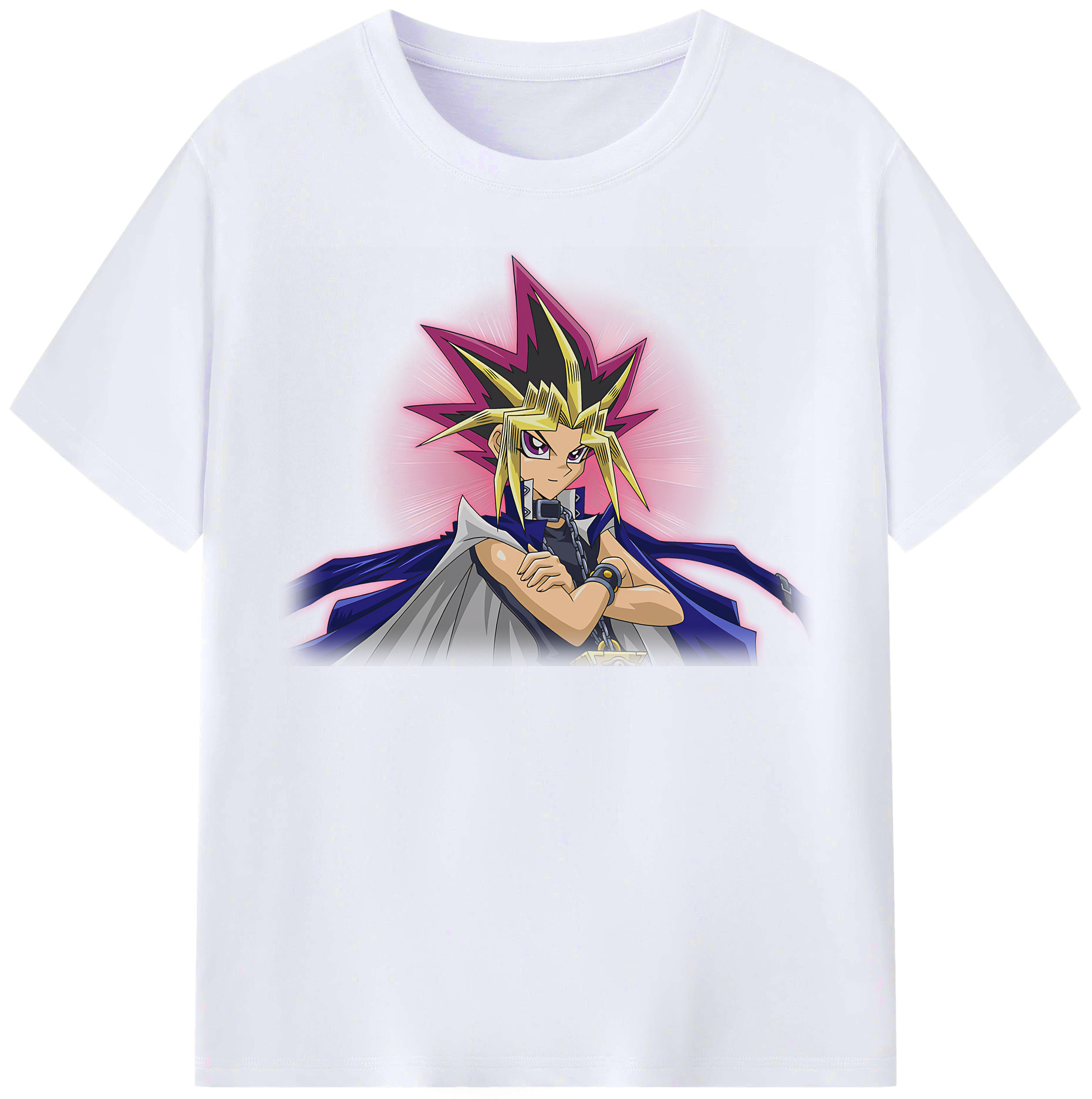 （画像用） 遊☆戯☆王 Yu-Gi-Oh! レディースカジュアルプリントTシャツ（綿100％）