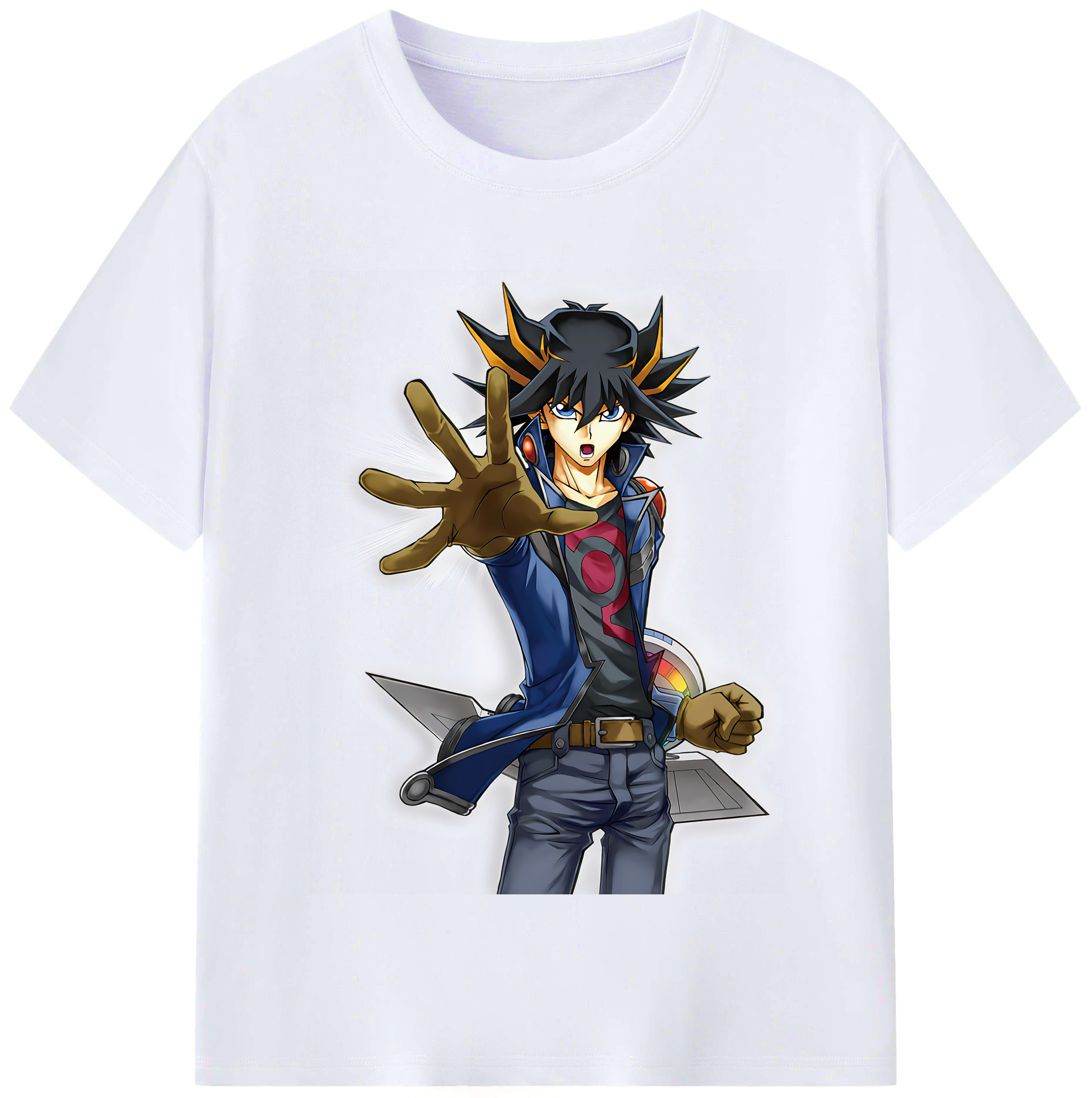 （画像用） 遊☆戯☆王 Yu-Gi-Oh! レディースカジュアルプリントTシャツ（綿100％）