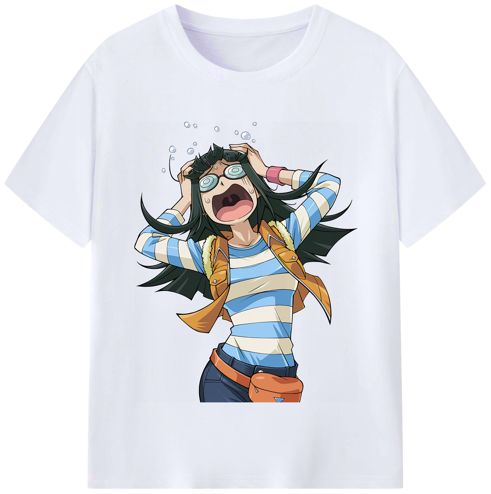 （画像用） 遊☆戯☆王 Yu-Gi-Oh! レディースカジュアルプリントTシャツ（綿100％）