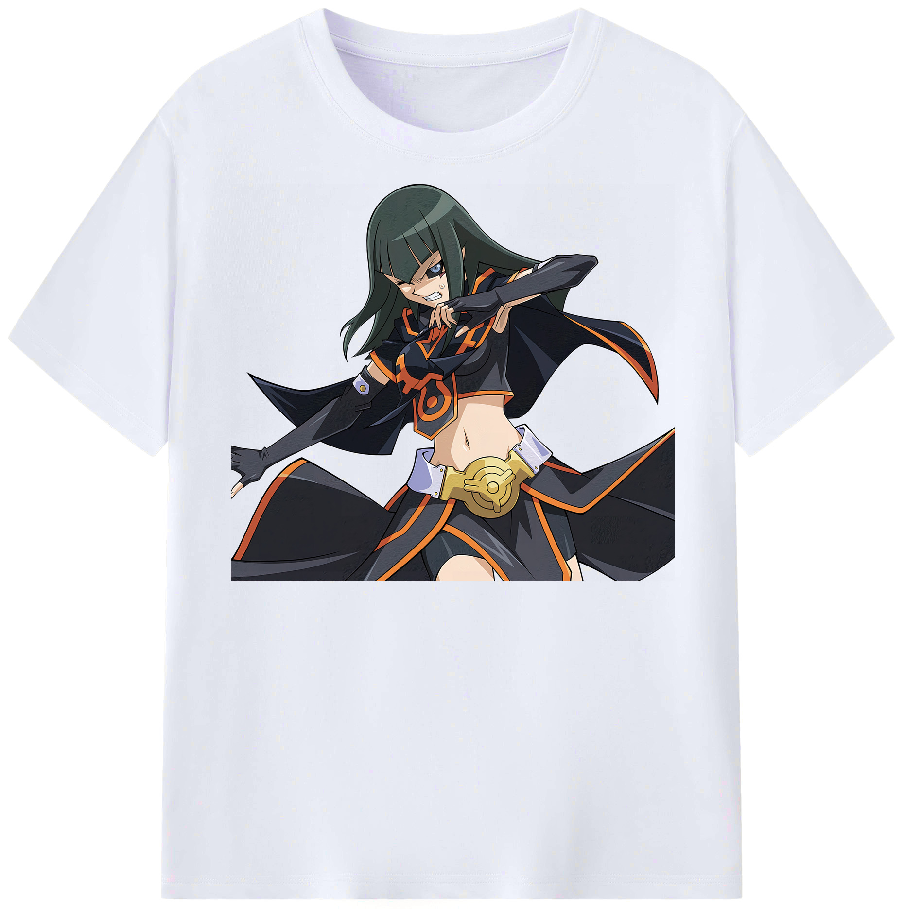 （画像用） 遊☆戯☆王 Yu-Gi-Oh! レディースカジュアルプリントTシャツ（綿100％）