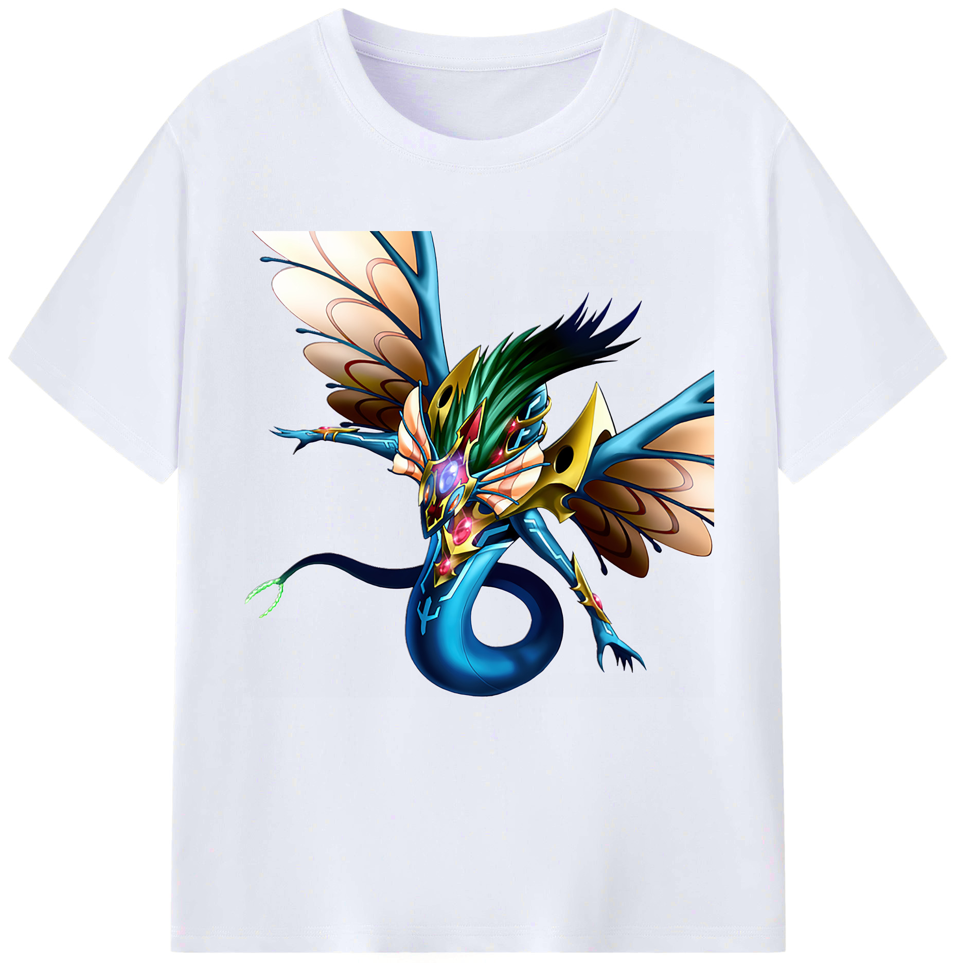 （画像用） 遊☆戯☆王 Yu-Gi-Oh! レディースカジュアルプリントTシャツ（綿100％）