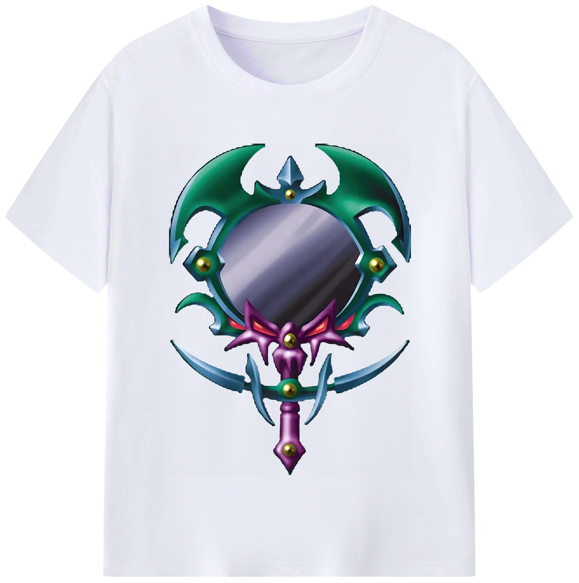 （画像用） 遊☆戯☆王 Yu-Gi-Oh! レディースカジュアルプリントTシャツ（綿100％）
