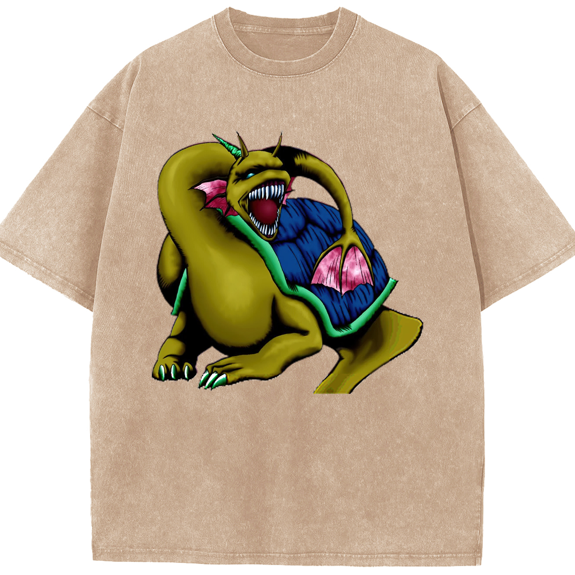 （画像用） 遊☆戯☆王 Yu-Gi-Oh! 綿100% ヴィンテージ風 半袖Tシャツ（フロントプリント）