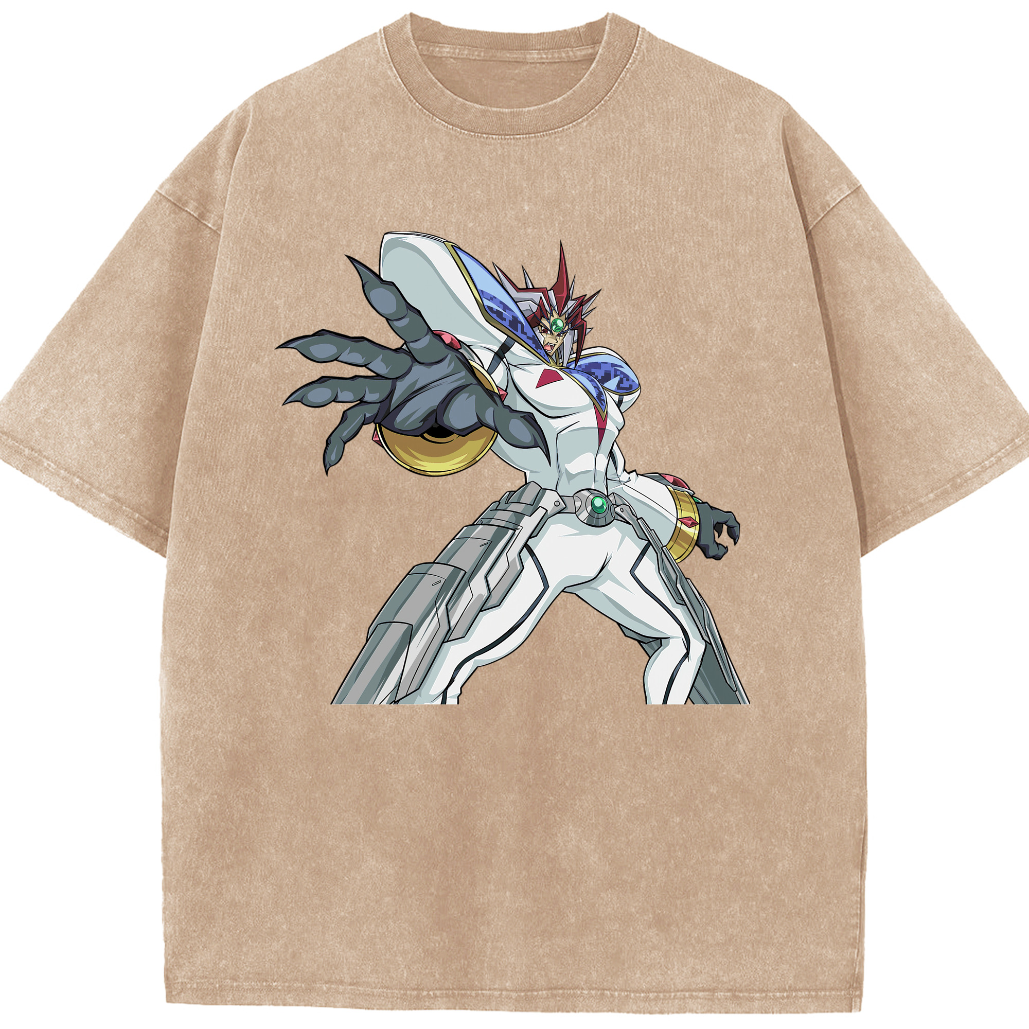 （画像用） 遊☆戯☆王 Yu-Gi-Oh! 綿100% ヴィンテージ風 半袖Tシャツ（フロントプリント）
