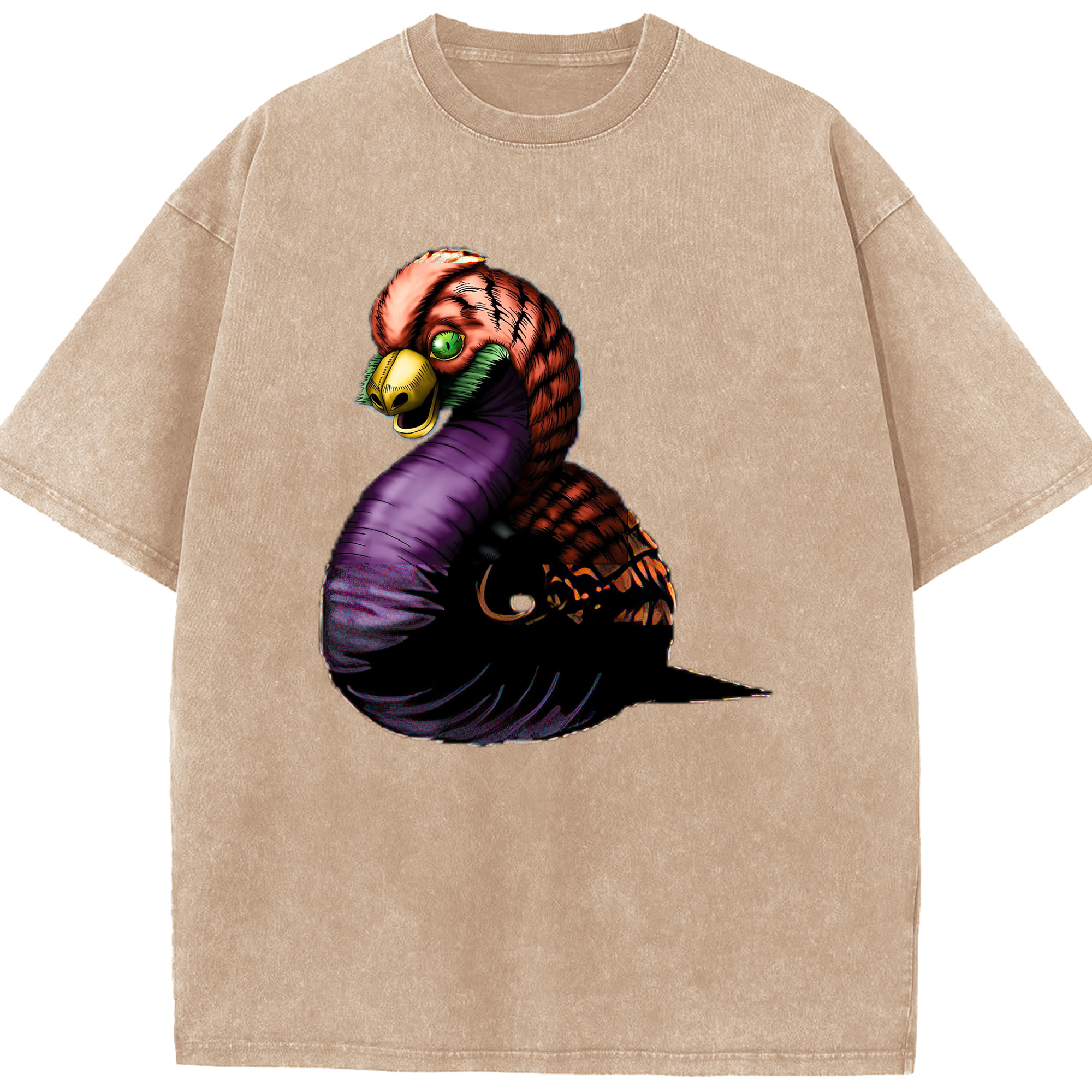 （画像用） 遊☆戯☆王 Yu-Gi-Oh! 綿100% ヴィンテージ風 半袖Tシャツ（フロントプリント）