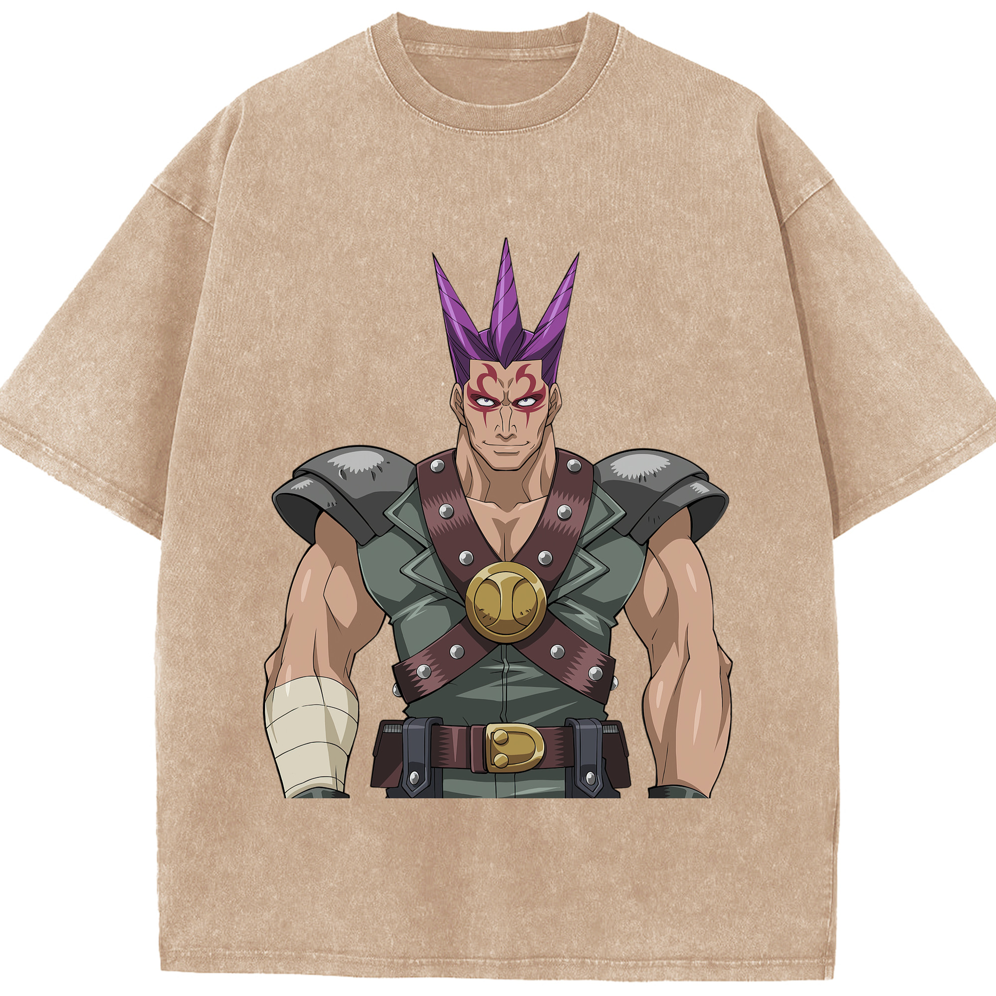 （画像用） 遊☆戯☆王 Yu-Gi-Oh! 綿100% ヴィンテージ風 半袖Tシャツ（フロントプリント）