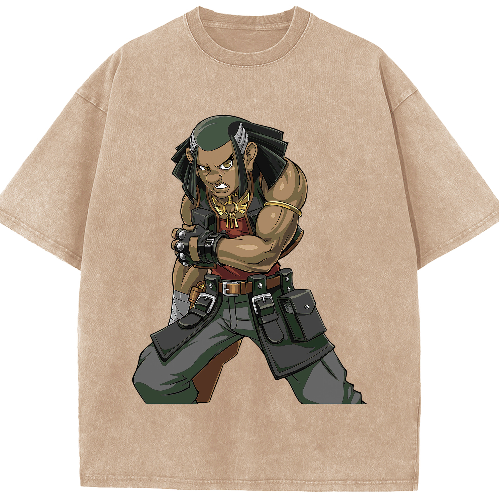 （画像用） 遊☆戯☆王 Yu-Gi-Oh! 綿100% ヴィンテージ風 半袖Tシャツ（フロントプリント）