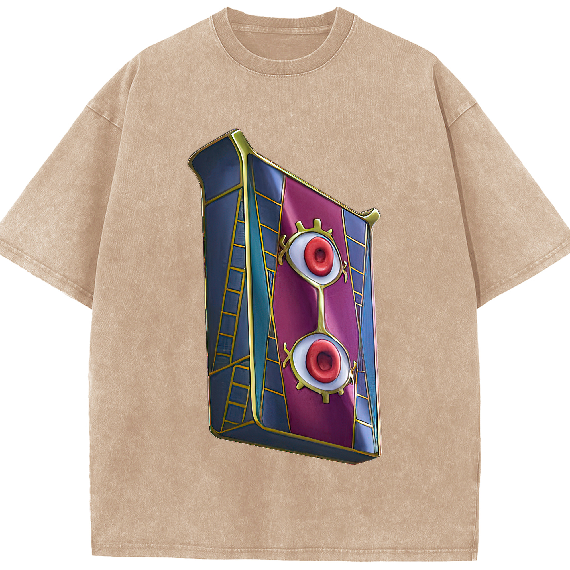 （画像用） 遊☆戯☆王 Yu-Gi-Oh! 綿100% ヴィンテージ風 半袖Tシャツ（フロントプリント）