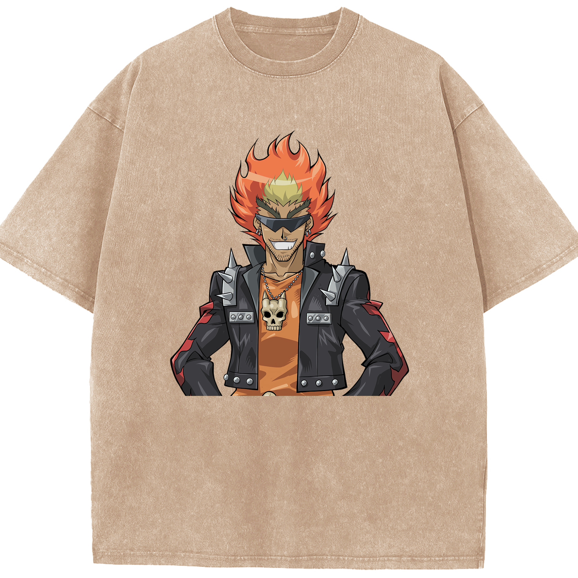 （画像用） 遊☆戯☆王 Yu-Gi-Oh! 綿100% ヴィンテージ風 半袖Tシャツ（フロントプリント）