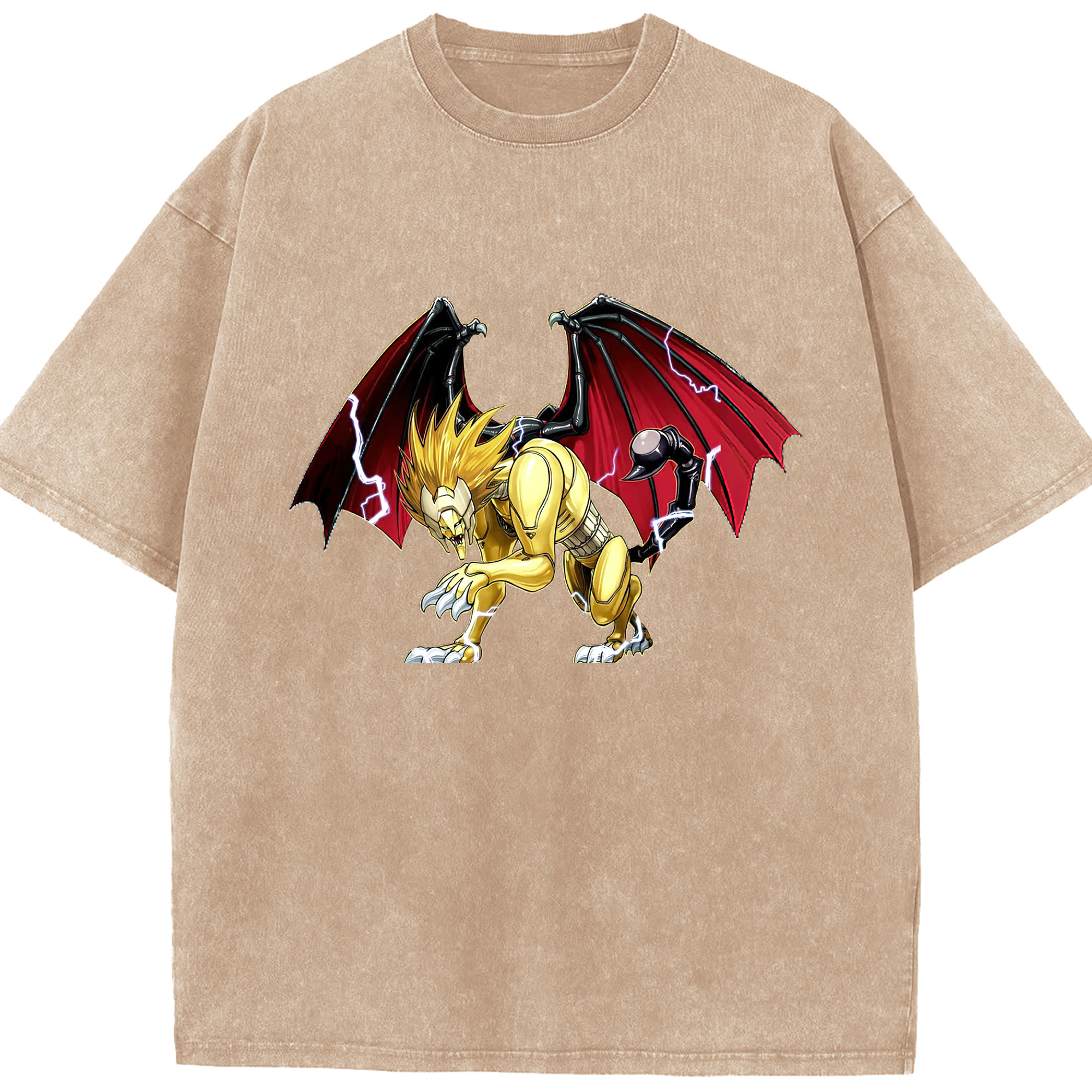 （画像用） 遊☆戯☆王 Yu-Gi-Oh! 綿100% ヴィンテージ風 半袖Tシャツ（フロントプリント）