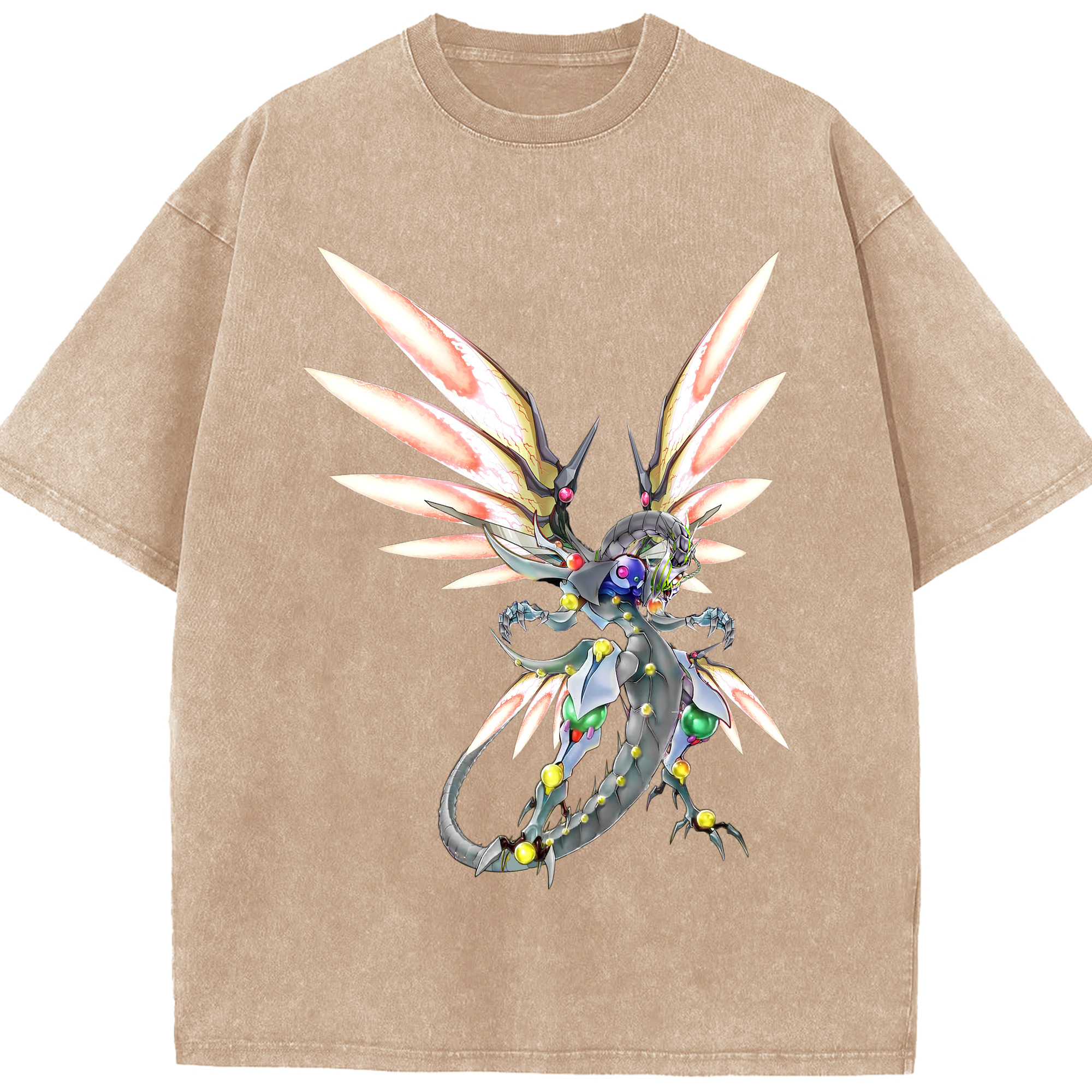 （画像用） 遊☆戯☆王 Yu-Gi-Oh! 綿100% ヴィンテージ風 半袖Tシャツ（フロントプリント）