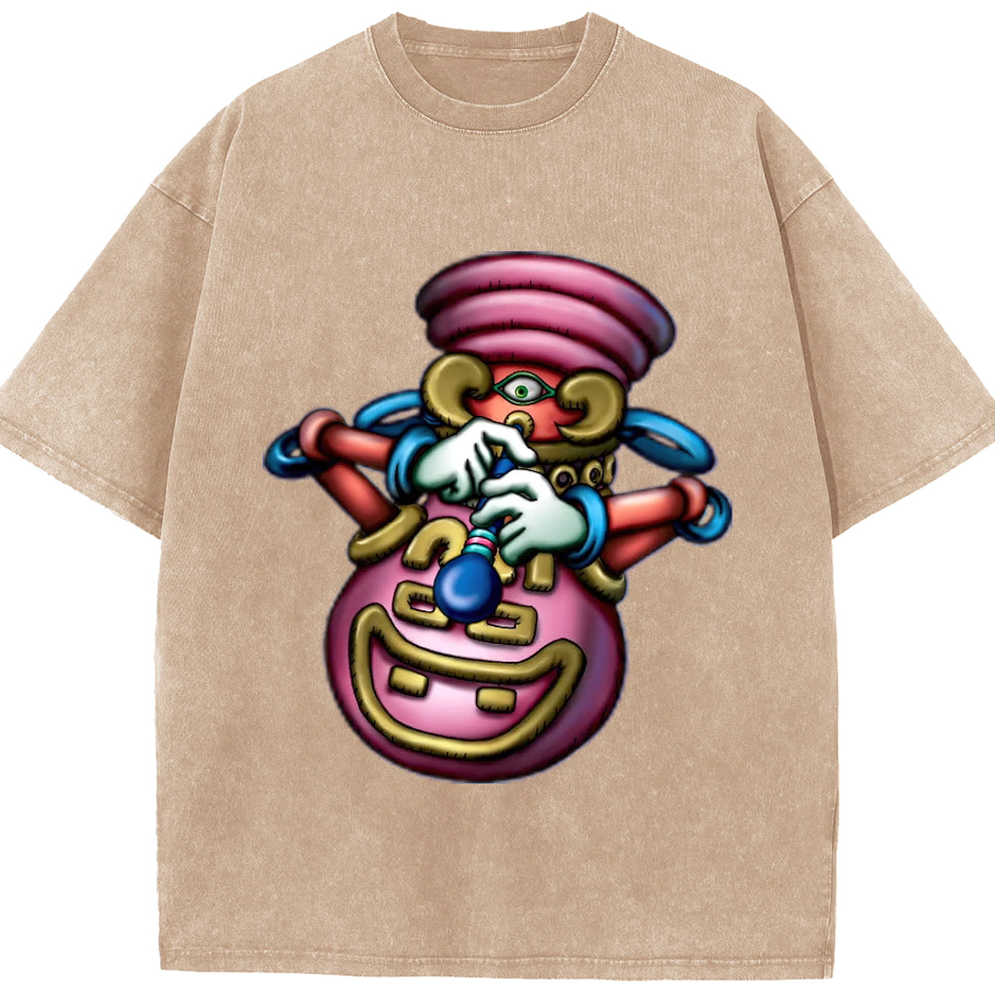 （画像用） 遊☆戯☆王 Yu-Gi-Oh! 綿100% ヴィンテージ風 半袖Tシャツ（フロントプリント）