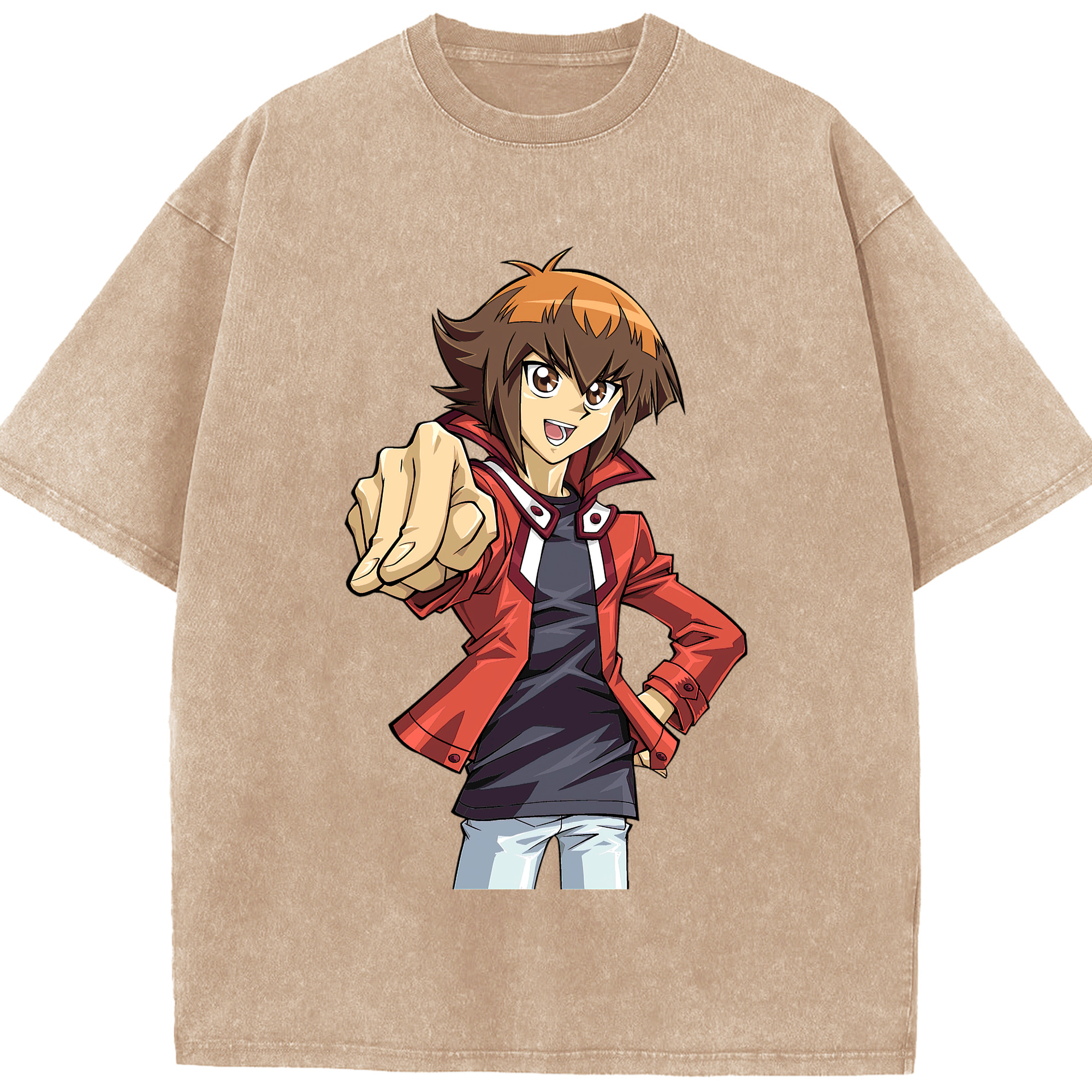 （画像用） 遊☆戯☆王 Yu-Gi-Oh! 綿100% ヴィンテージ風 半袖Tシャツ（フロントプリント）