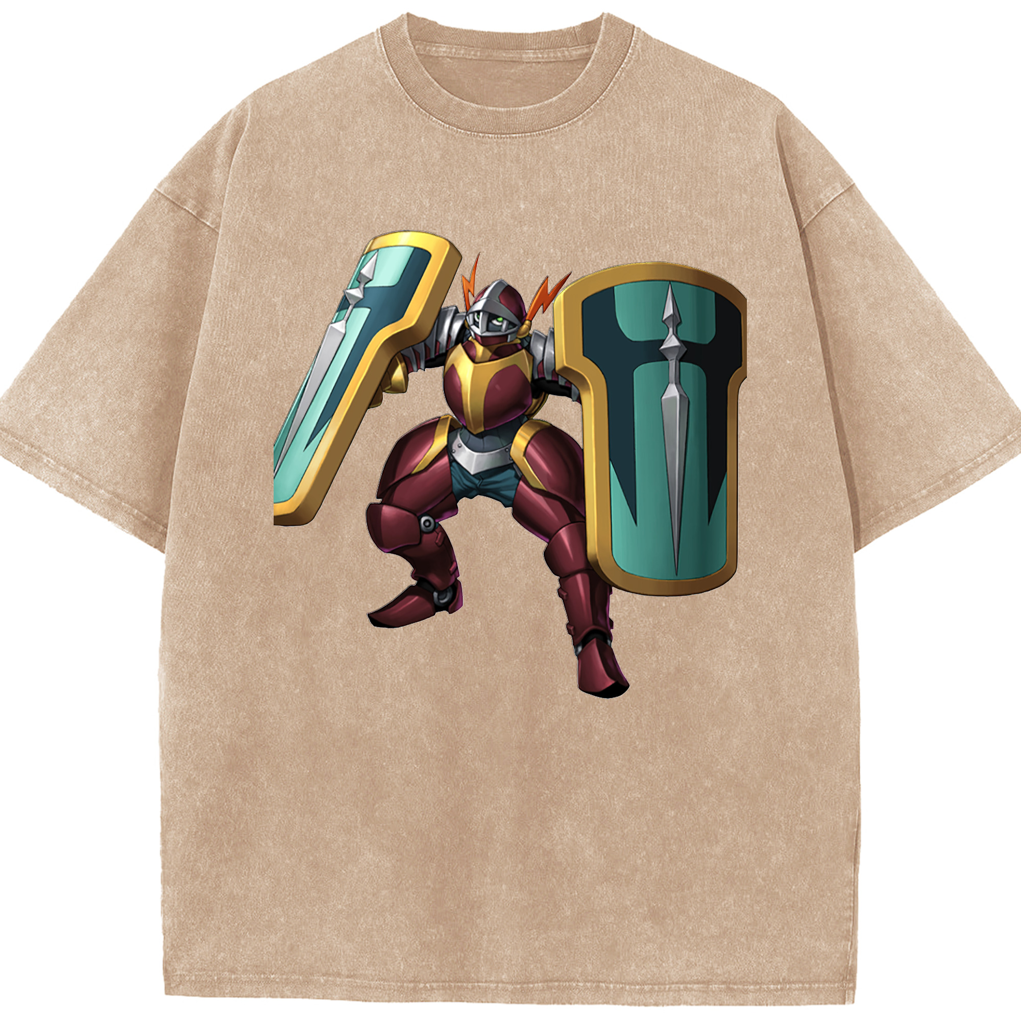 （画像用） 遊☆戯☆王 Yu-Gi-Oh! 綿100% ヴィンテージ風 半袖Tシャツ（フロントプリント）