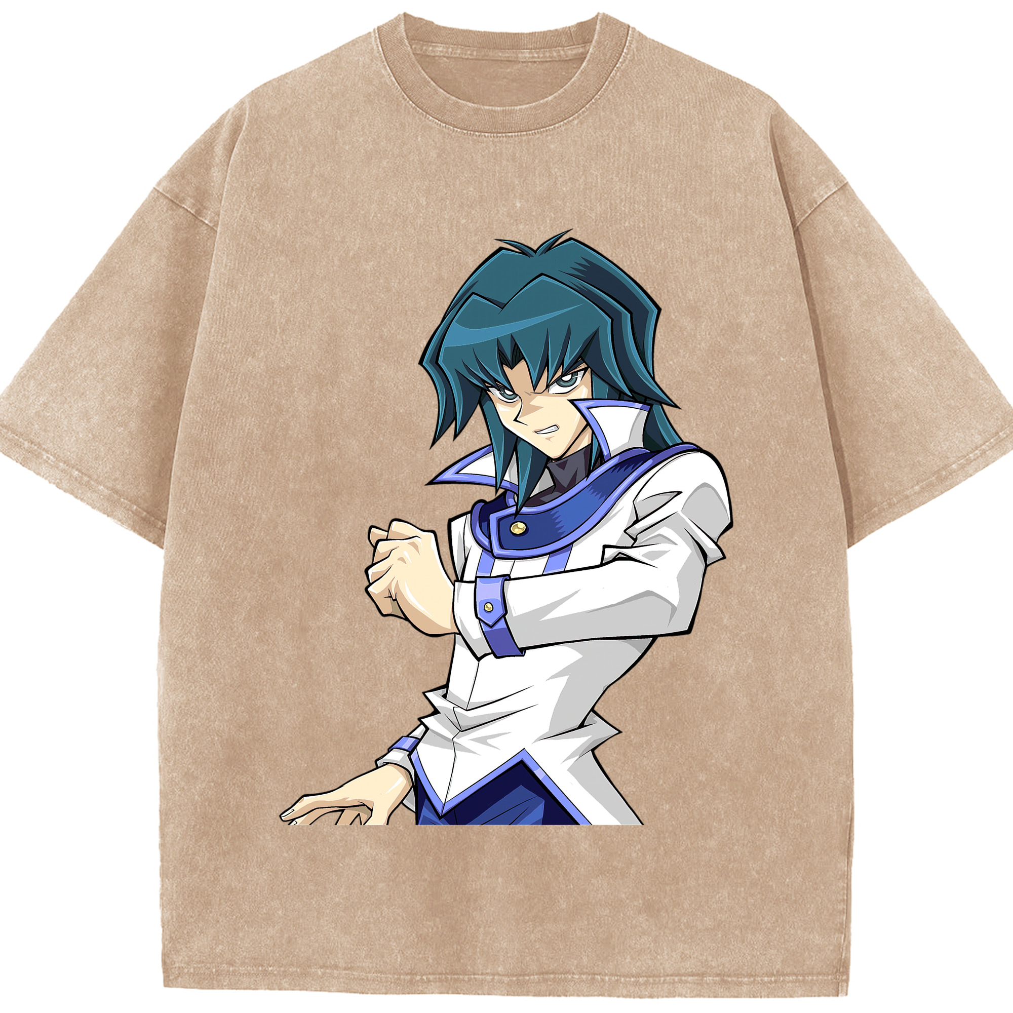 （画像用） 遊☆戯☆王 Yu-Gi-Oh! 綿100% ヴィンテージ風 半袖Tシャツ（フロントプリント）