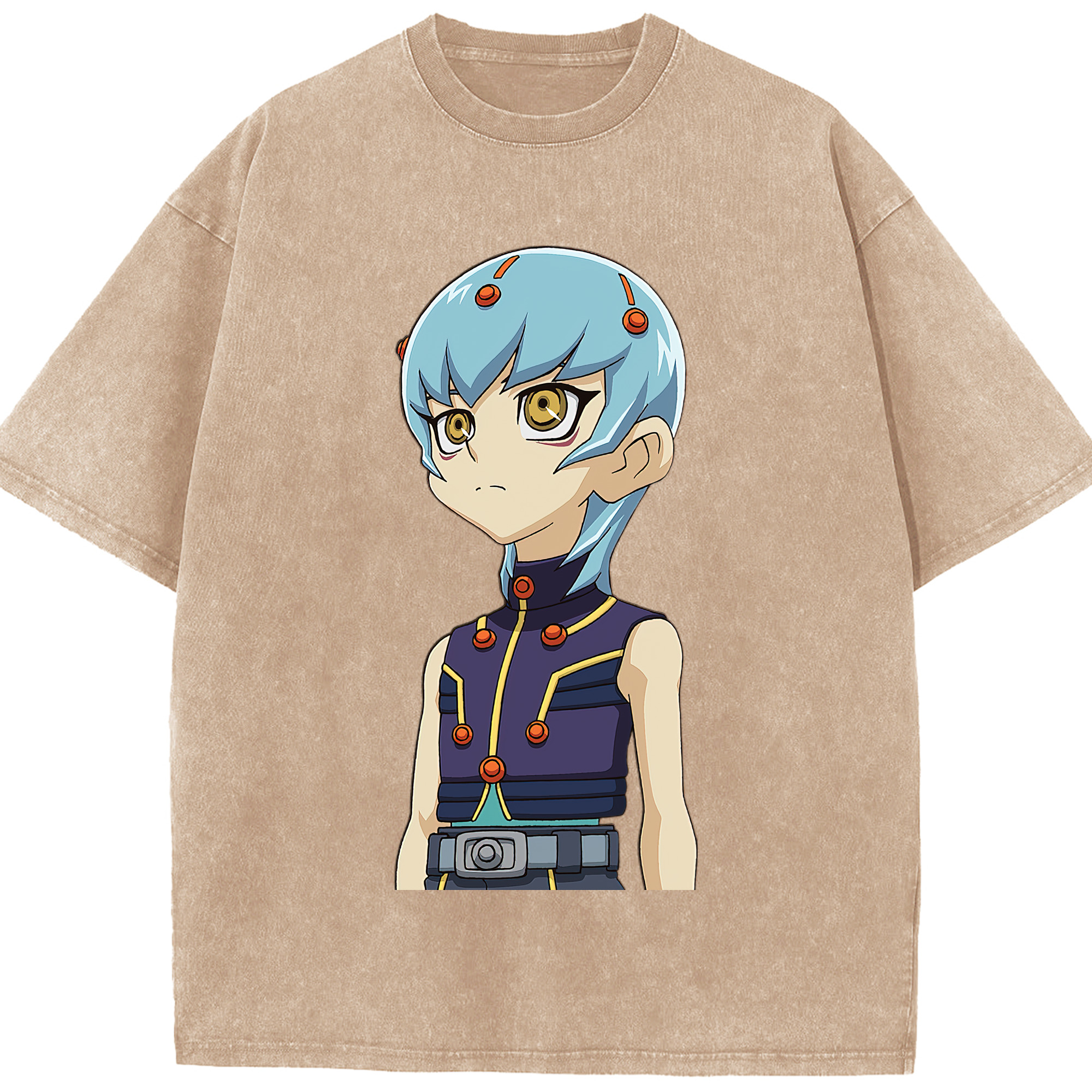 （画像用） 遊☆戯☆王 Yu-Gi-Oh! 綿100% ヴィンテージ風 半袖Tシャツ（フロントプリント）