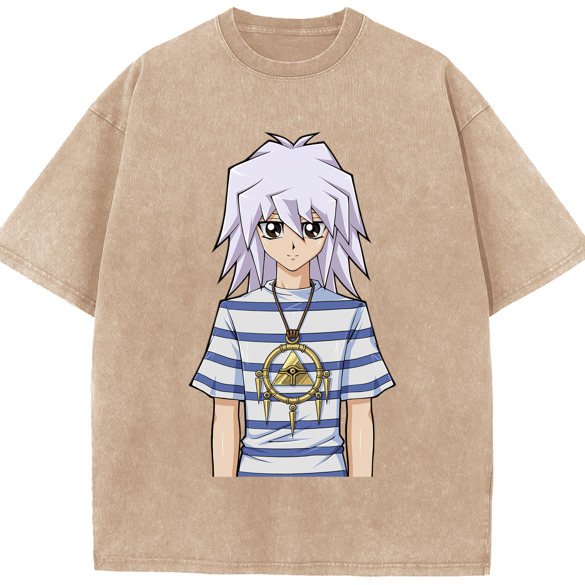 （画像用） 遊☆戯☆王 Yu-Gi-Oh! 綿100% ヴィンテージ風 半袖Tシャツ（フロントプリント）
