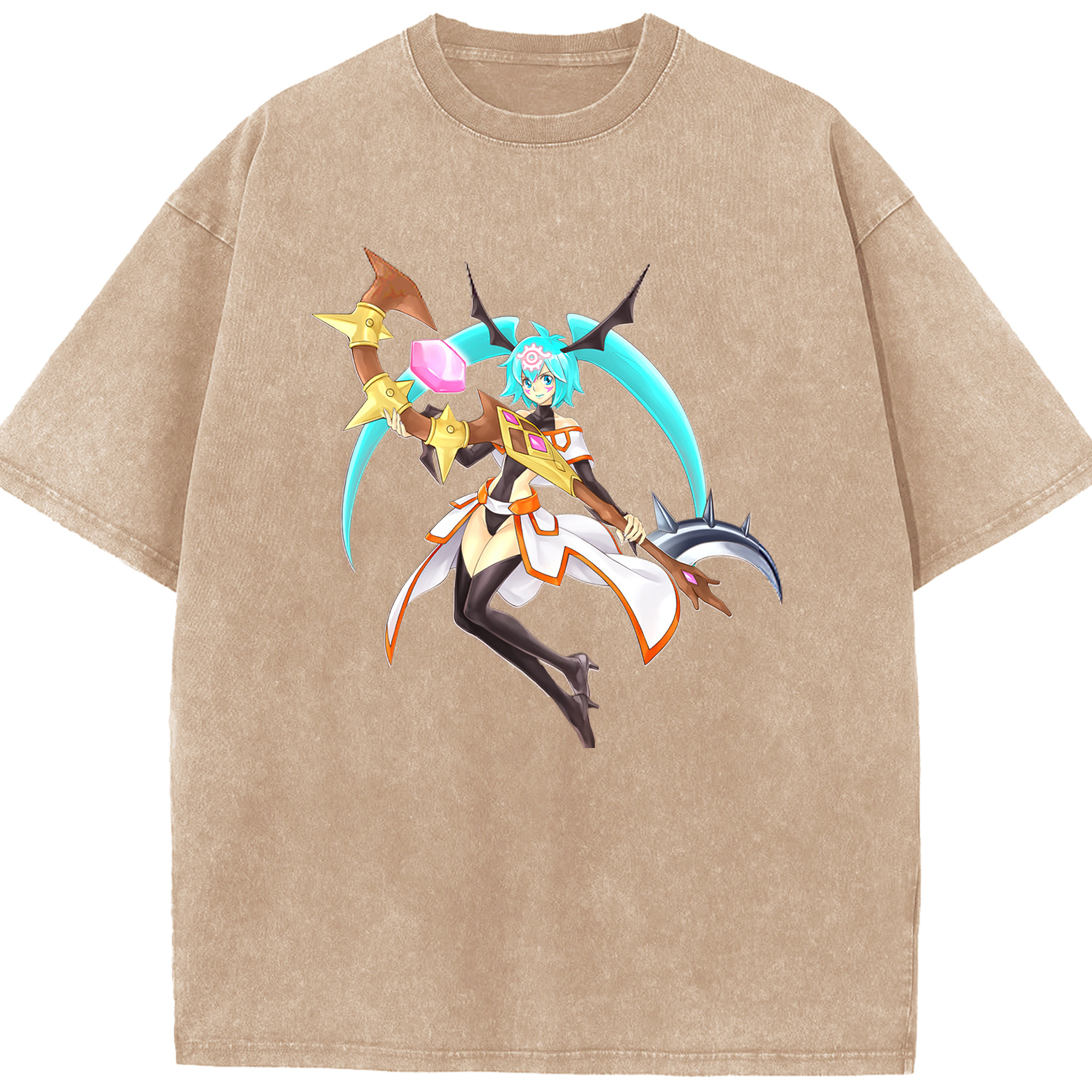 （画像用） 遊☆戯☆王 Yu-Gi-Oh! 綿100% ヴィンテージ風 半袖Tシャツ（フロントプリント）