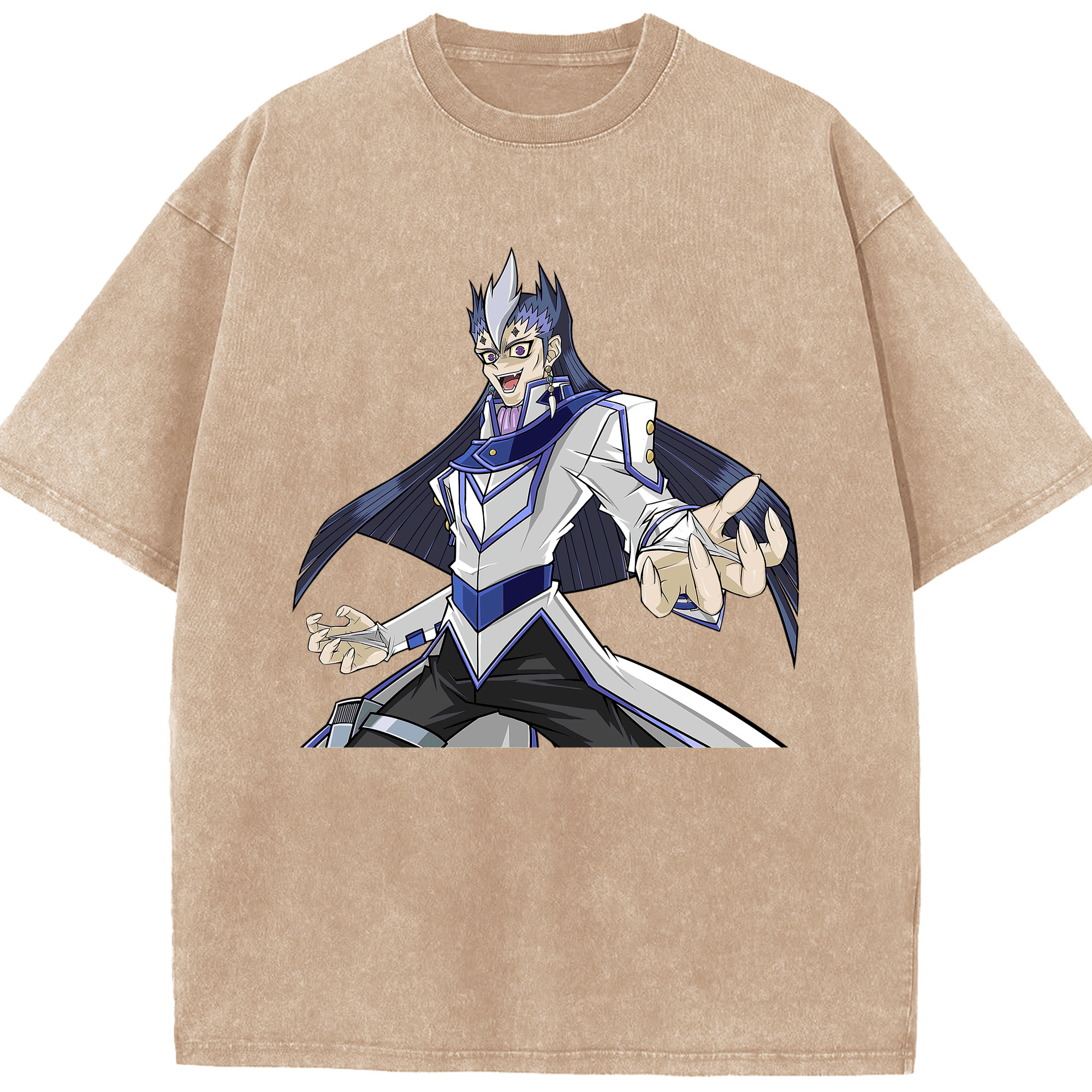（画像用） 遊☆戯☆王 Yu-Gi-Oh! 綿100% ヴィンテージ風 半袖Tシャツ（フロントプリント）