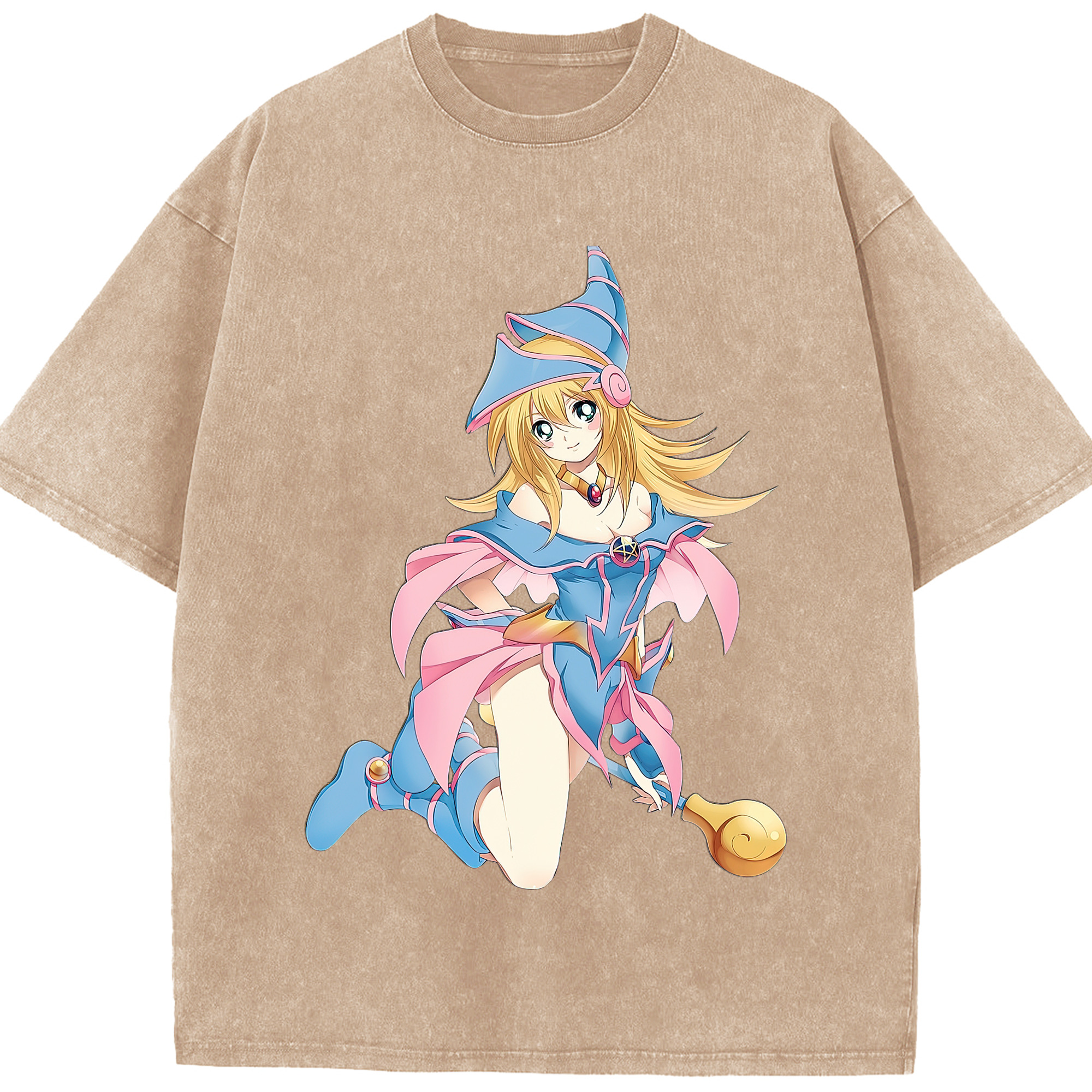 （画像用） 遊☆戯☆王 Yu-Gi-Oh! 綿100% ヴィンテージ風 半袖Tシャツ（フロントプリント）