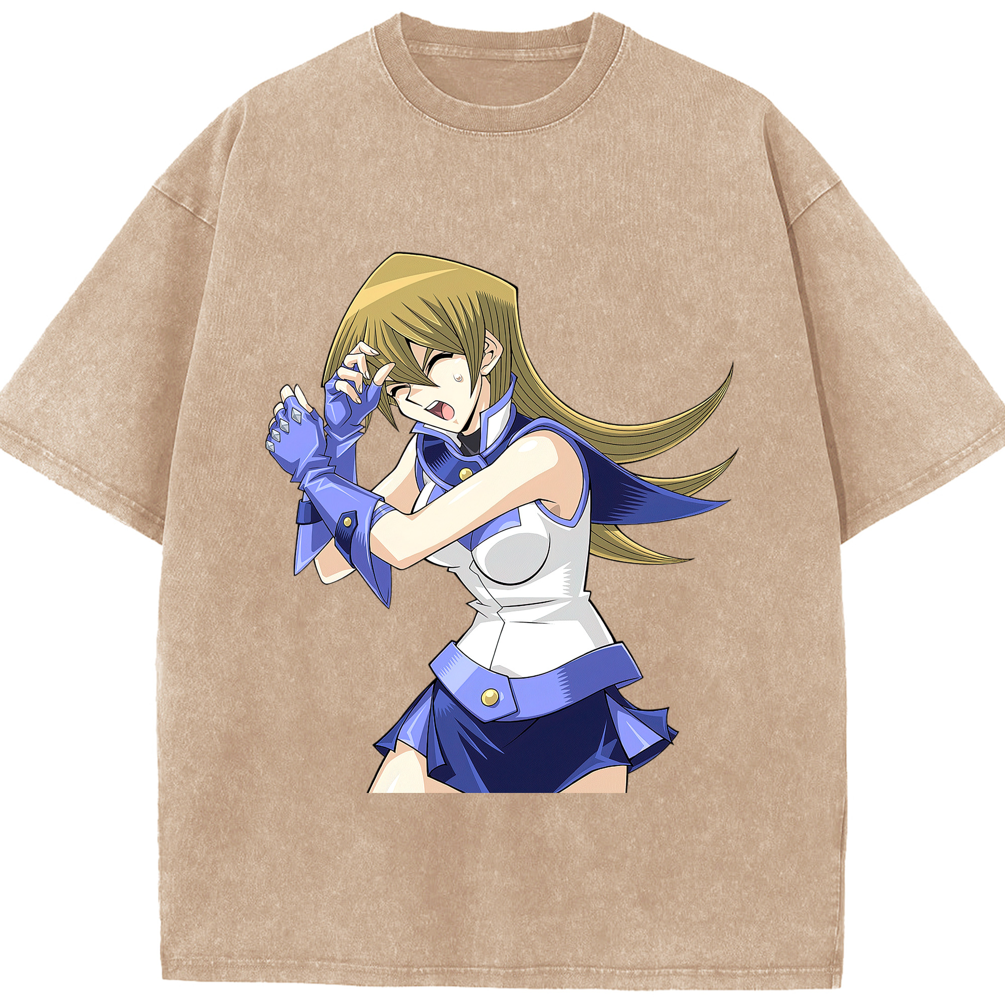 （画像用） 遊☆戯☆王 Yu-Gi-Oh! 綿100% ヴィンテージ風 半袖Tシャツ（フロントプリント）