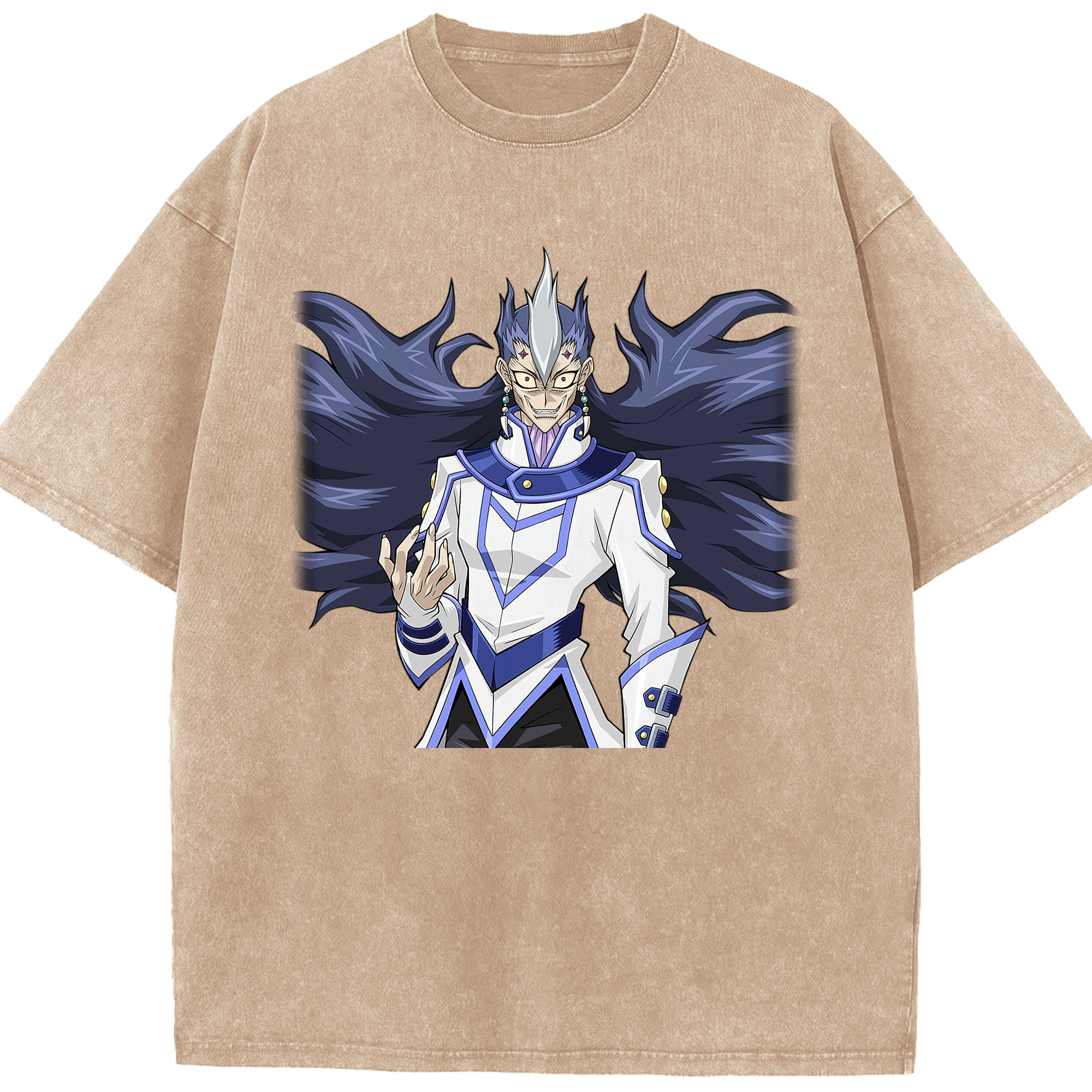 （画像用） 遊☆戯☆王 Yu-Gi-Oh! 綿100% ヴィンテージ風 半袖Tシャツ（フロントプリント）