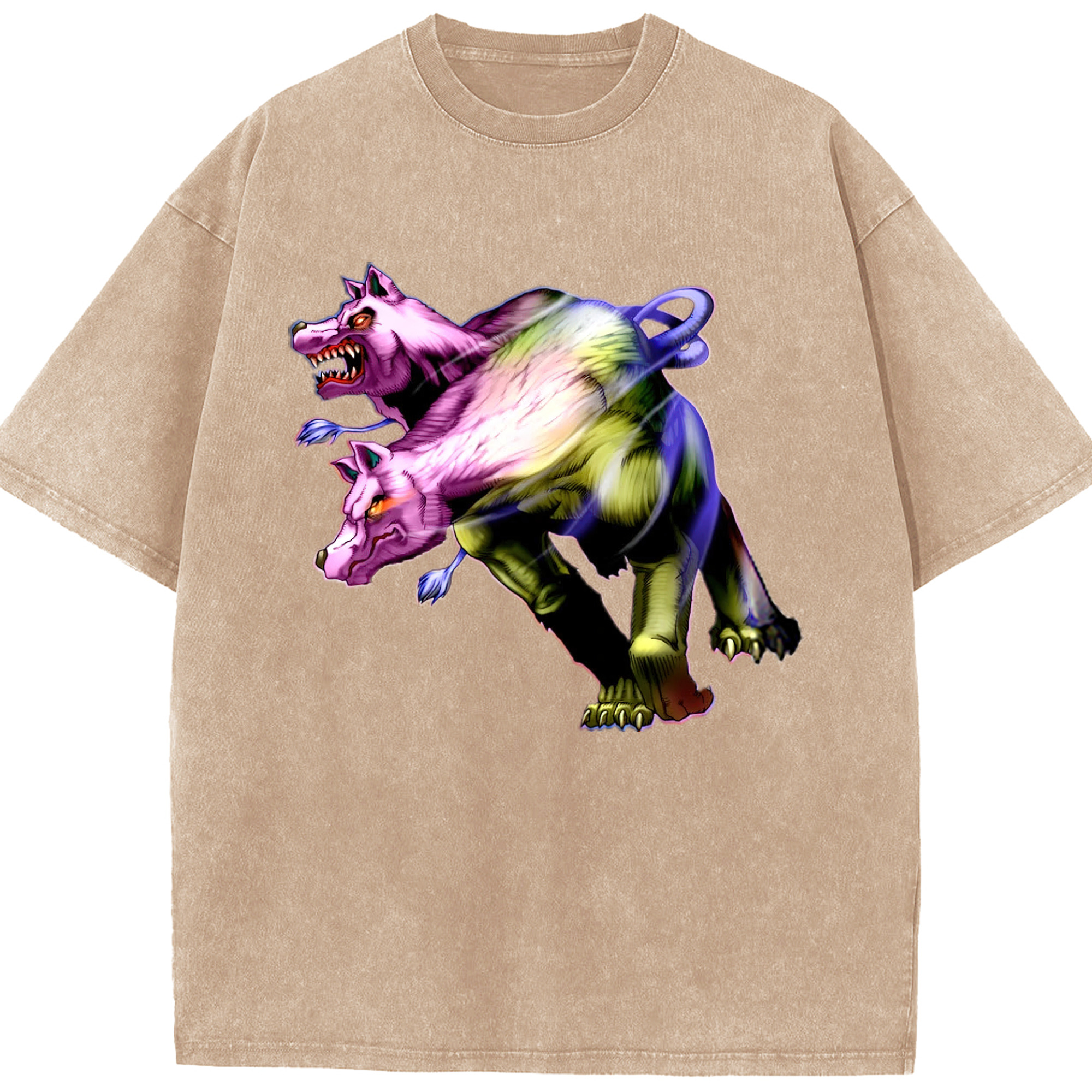 （画像用） 遊☆戯☆王 Yu-Gi-Oh! 綿100% ヴィンテージ風 半袖Tシャツ（フロントプリント）