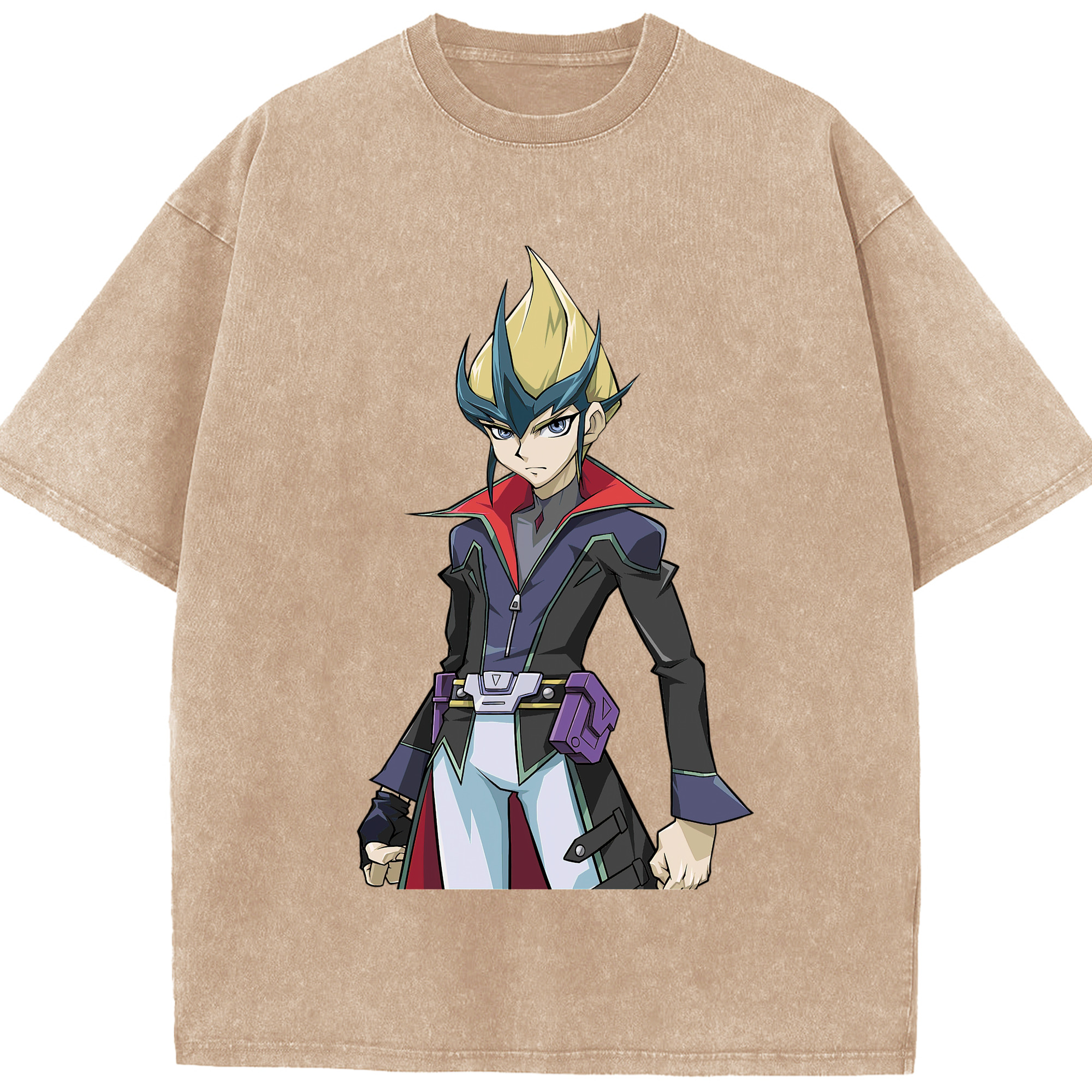 （画像用） 遊☆戯☆王 Yu-Gi-Oh! 綿100% ヴィンテージ風 半袖Tシャツ（フロントプリント）