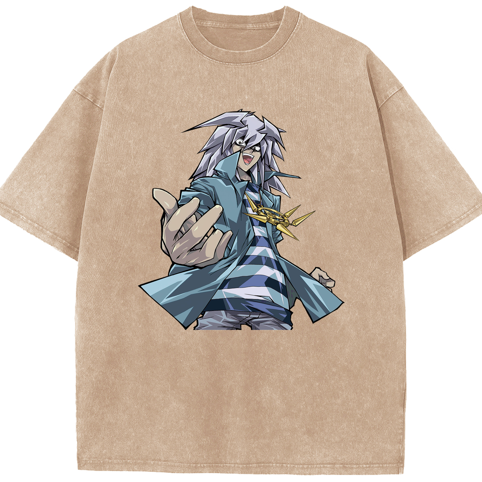 （画像用） 遊☆戯☆王 Yu-Gi-Oh! 綿100% ヴィンテージ風 半袖Tシャツ（フロントプリント）