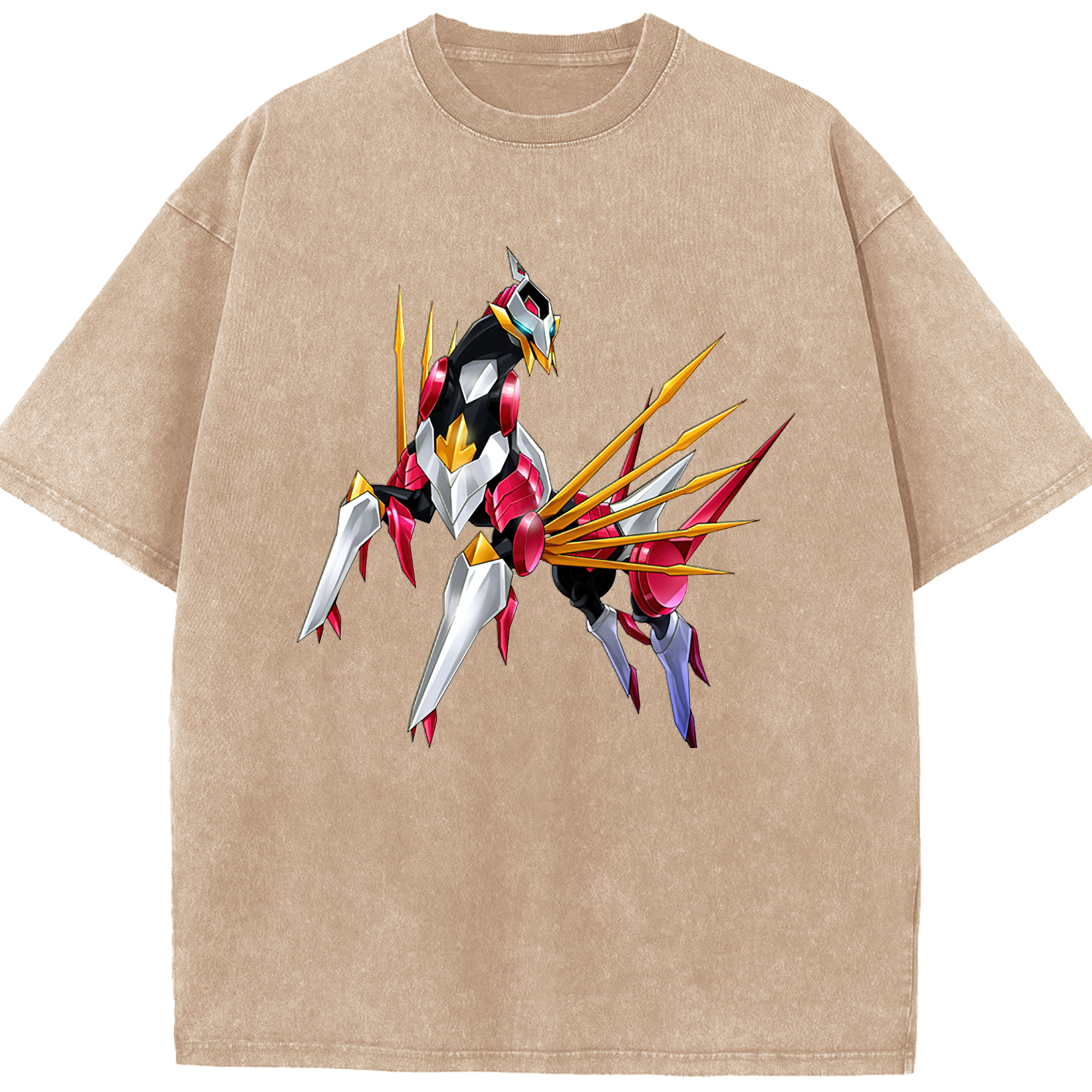 （画像用） 遊☆戯☆王 Yu-Gi-Oh! 綿100% ヴィンテージ風 半袖Tシャツ（フロントプリント）