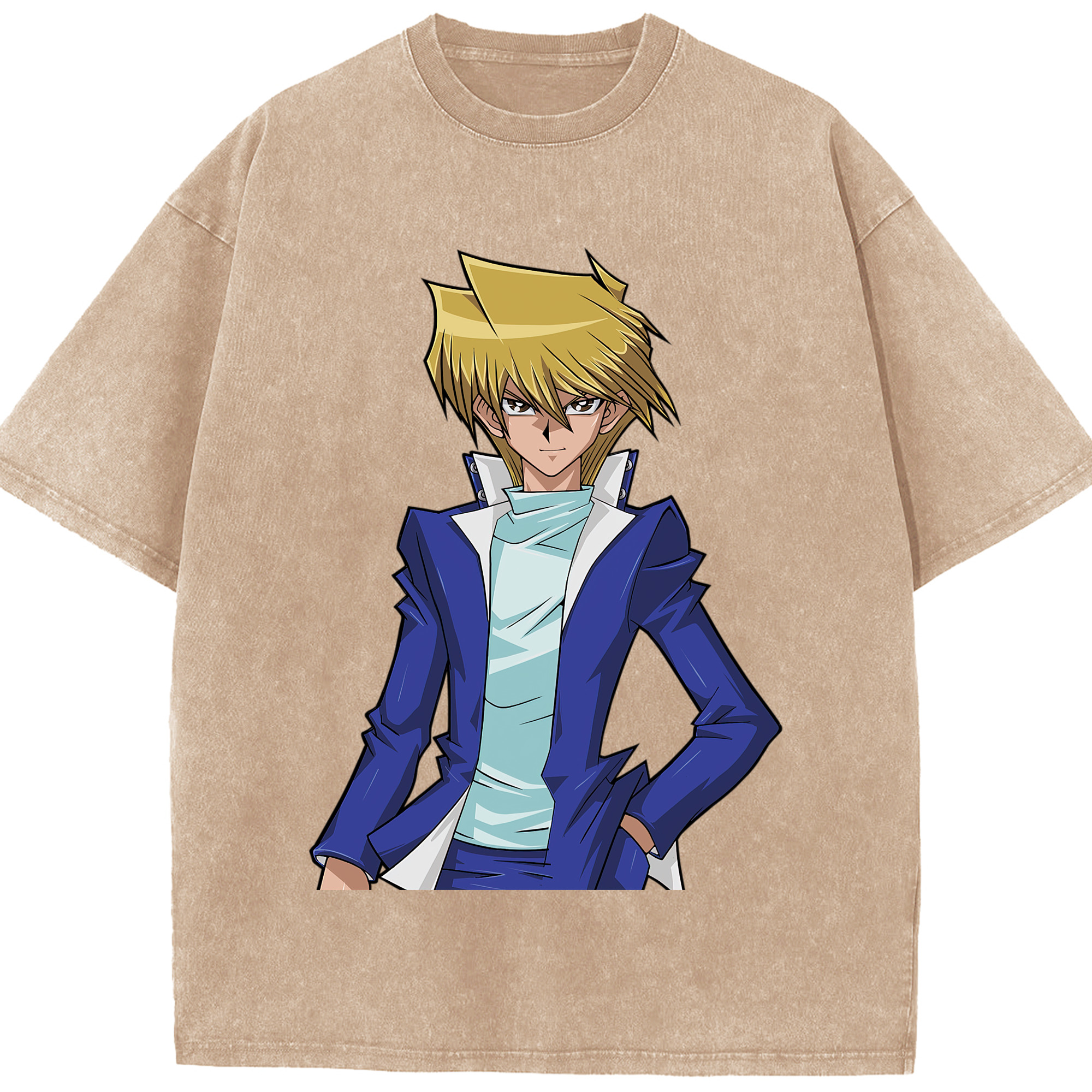 （画像用） 遊☆戯☆王 Yu-Gi-Oh! 綿100% ヴィンテージ風 半袖Tシャツ（フロントプリント）