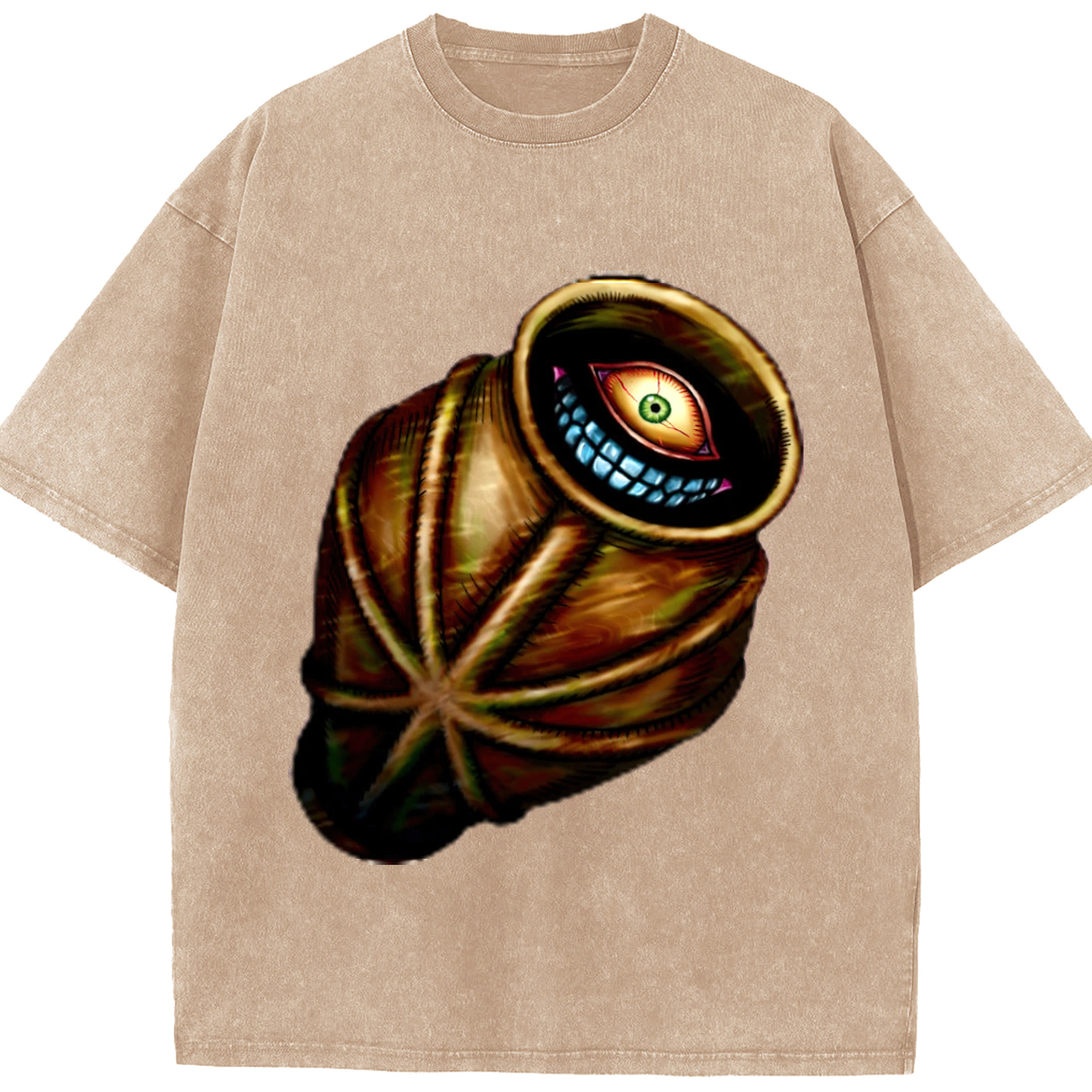 （画像用） 遊☆戯☆王 Yu-Gi-Oh! 綿100% ヴィンテージ風 半袖Tシャツ（フロントプリント）