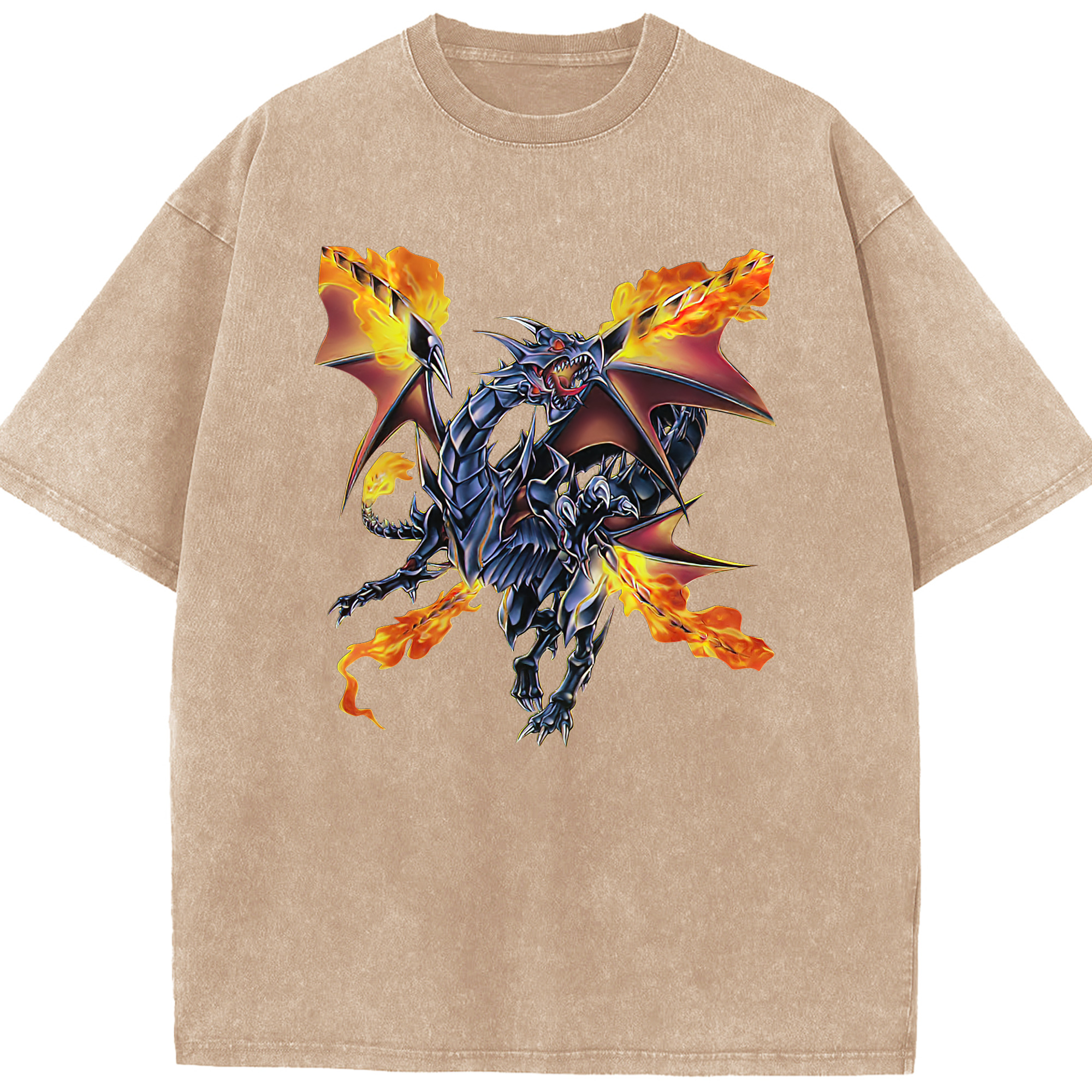 （画像用） 遊☆戯☆王 Yu-Gi-Oh! 綿100% ヴィンテージ風 半袖Tシャツ（フロントプリント）