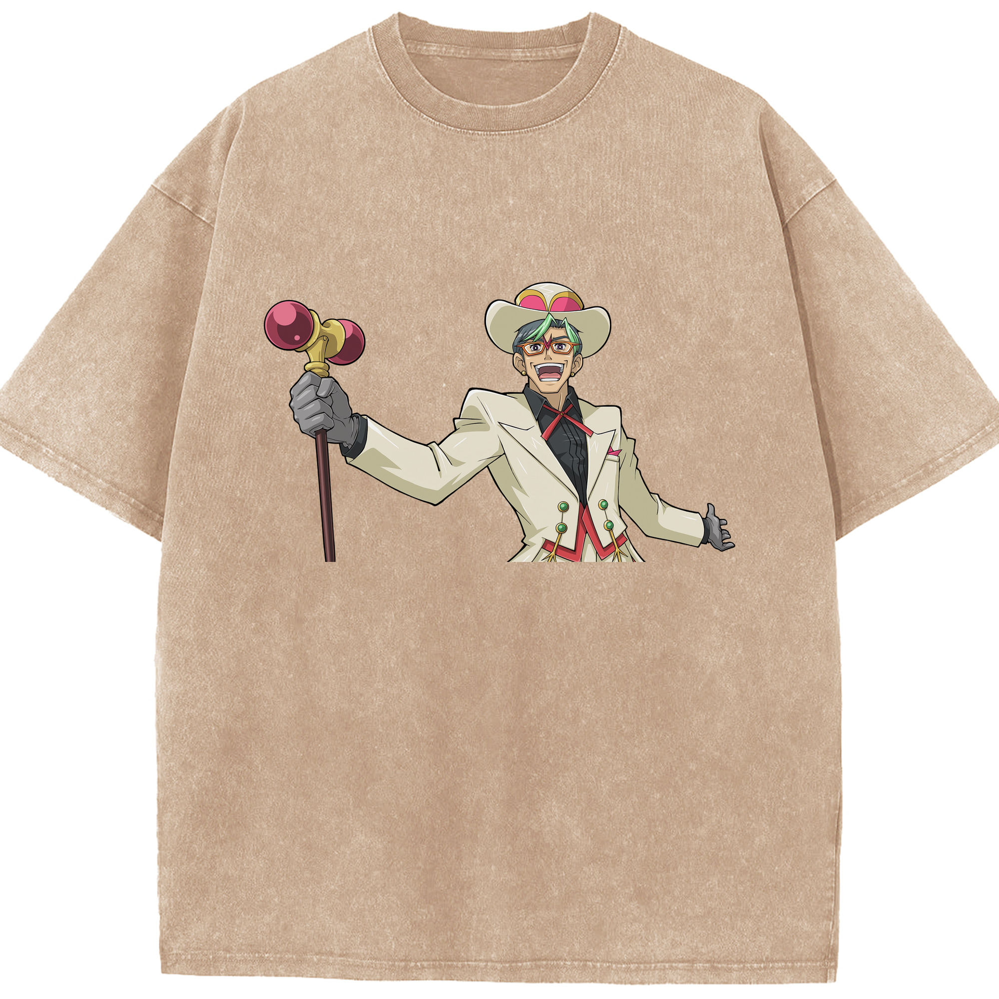 （画像用） 遊☆戯☆王 Yu-Gi-Oh! 綿100% ヴィンテージ風 半袖Tシャツ（フロントプリント）