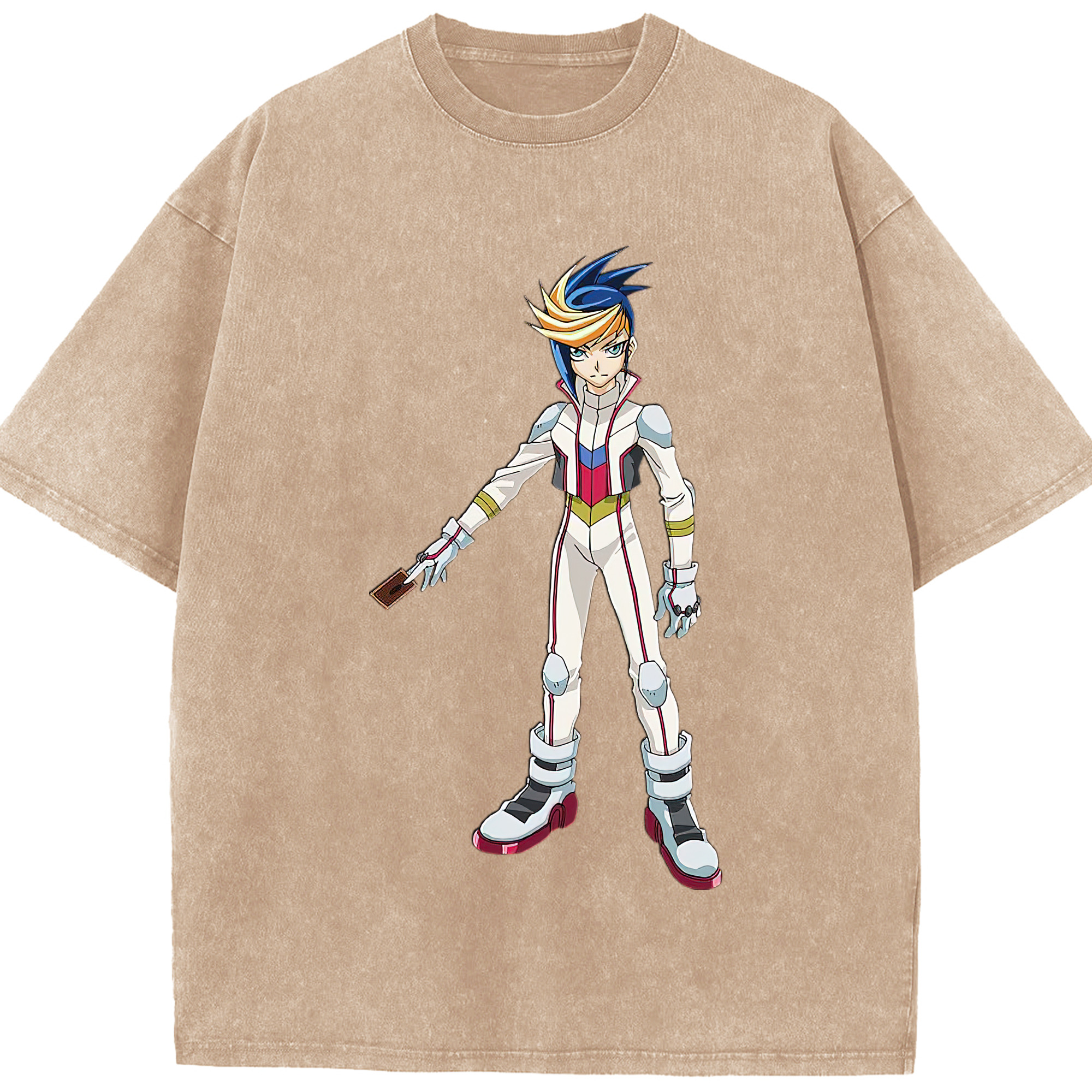 （画像用） 遊☆戯☆王 Yu-Gi-Oh! 綿100% ヴィンテージ風 半袖Tシャツ（フロントプリント）