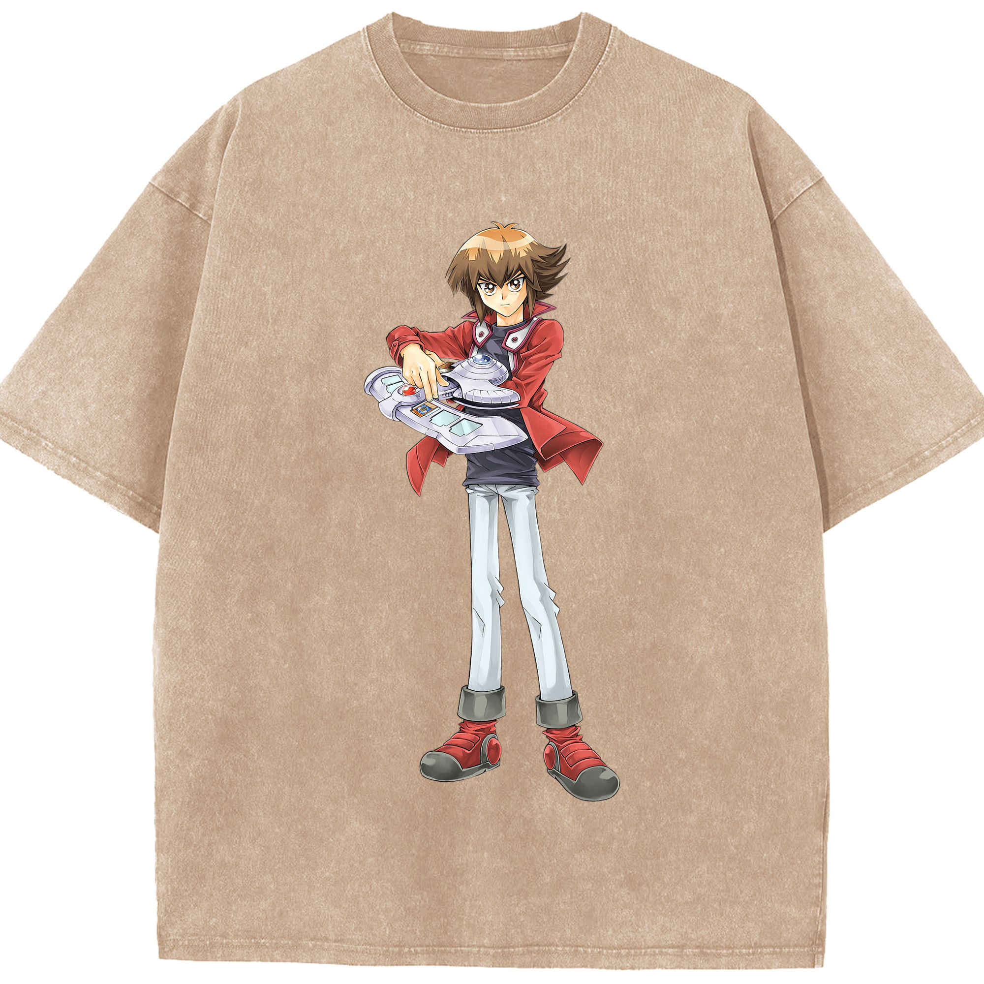 （画像用） 遊☆戯☆王 Yu-Gi-Oh! 綿100% ヴィンテージ風 半袖Tシャツ（フロントプリント）