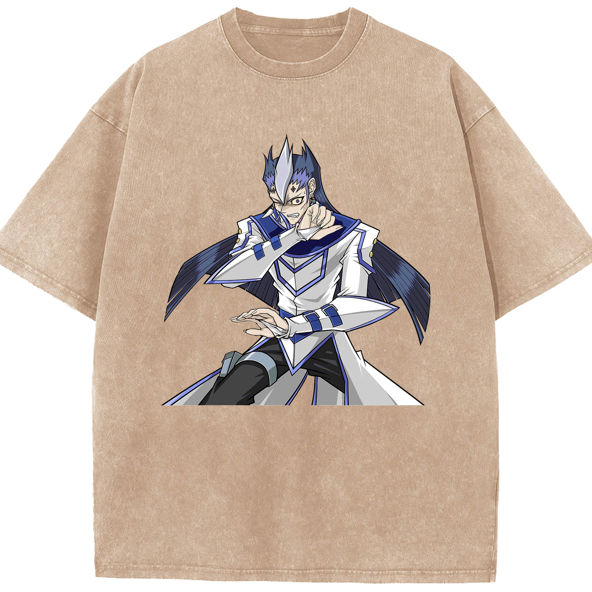 （画像用） 遊☆戯☆王 Yu-Gi-Oh! 綿100% ヴィンテージ風 半袖Tシャツ（フロントプリント）