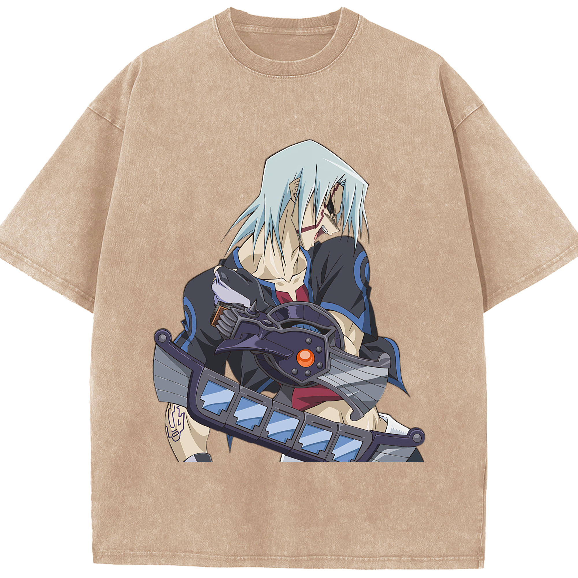（画像用） 遊☆戯☆王 Yu-Gi-Oh! 綿100% ヴィンテージ風 半袖Tシャツ（フロントプリント）