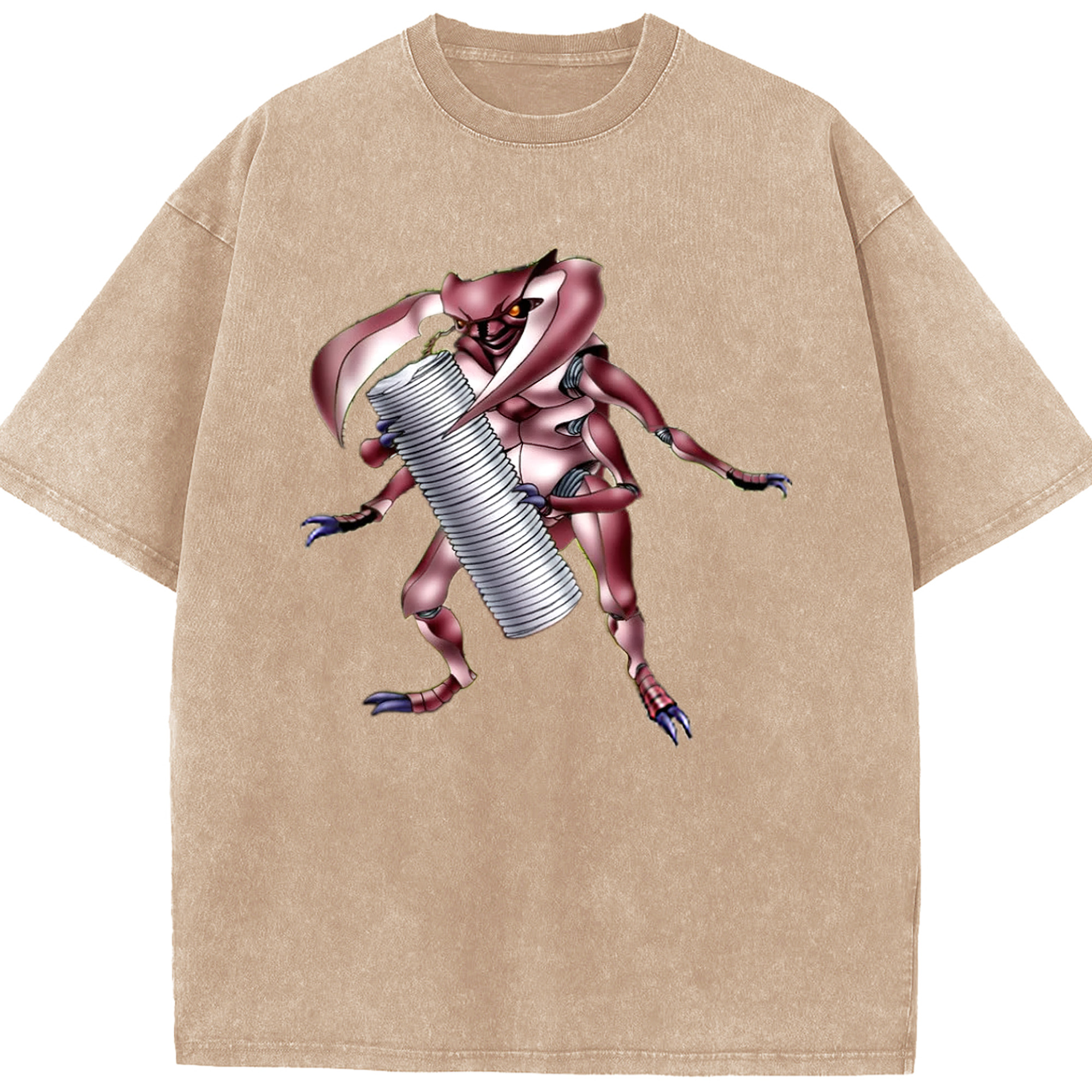 （画像用） 遊☆戯☆王 Yu-Gi-Oh! 綿100% ヴィンテージ風 半袖Tシャツ（フロントプリント）