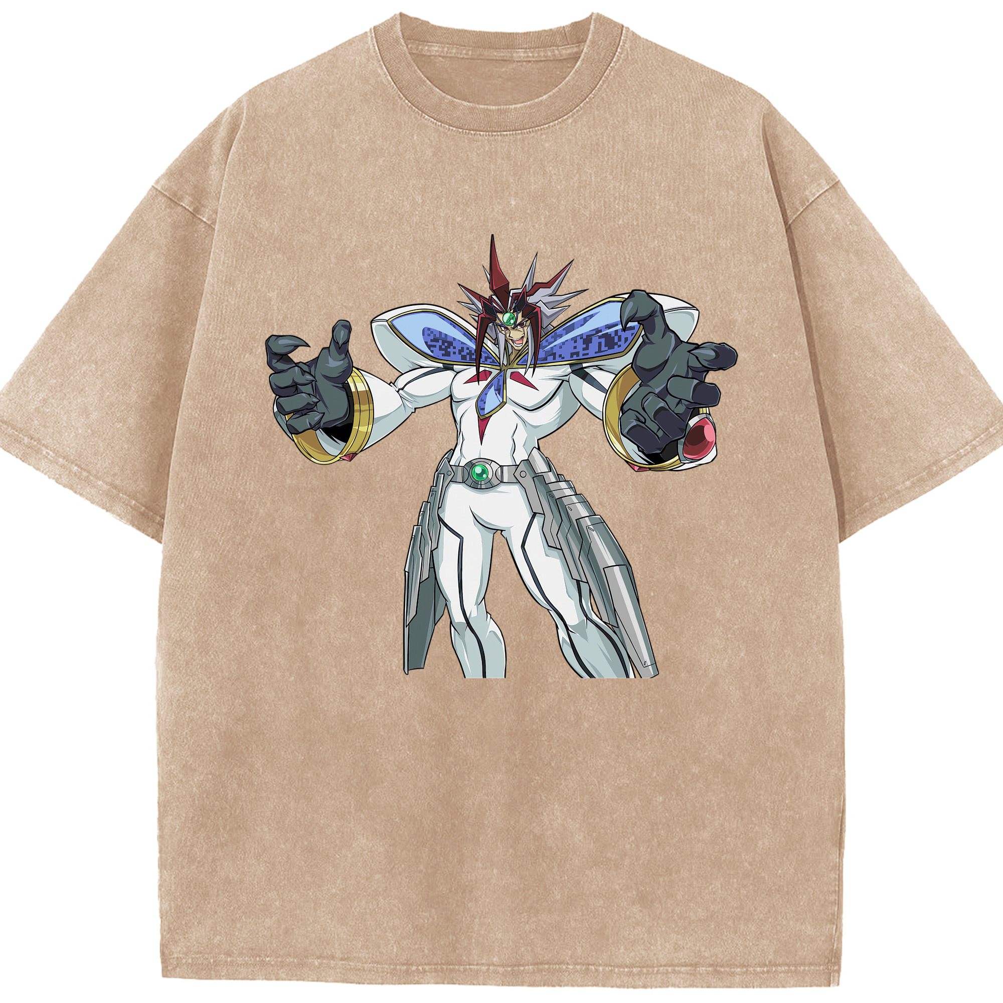 （画像用） 遊☆戯☆王 Yu-Gi-Oh! 綿100% ヴィンテージ風 半袖Tシャツ（フロントプリント）