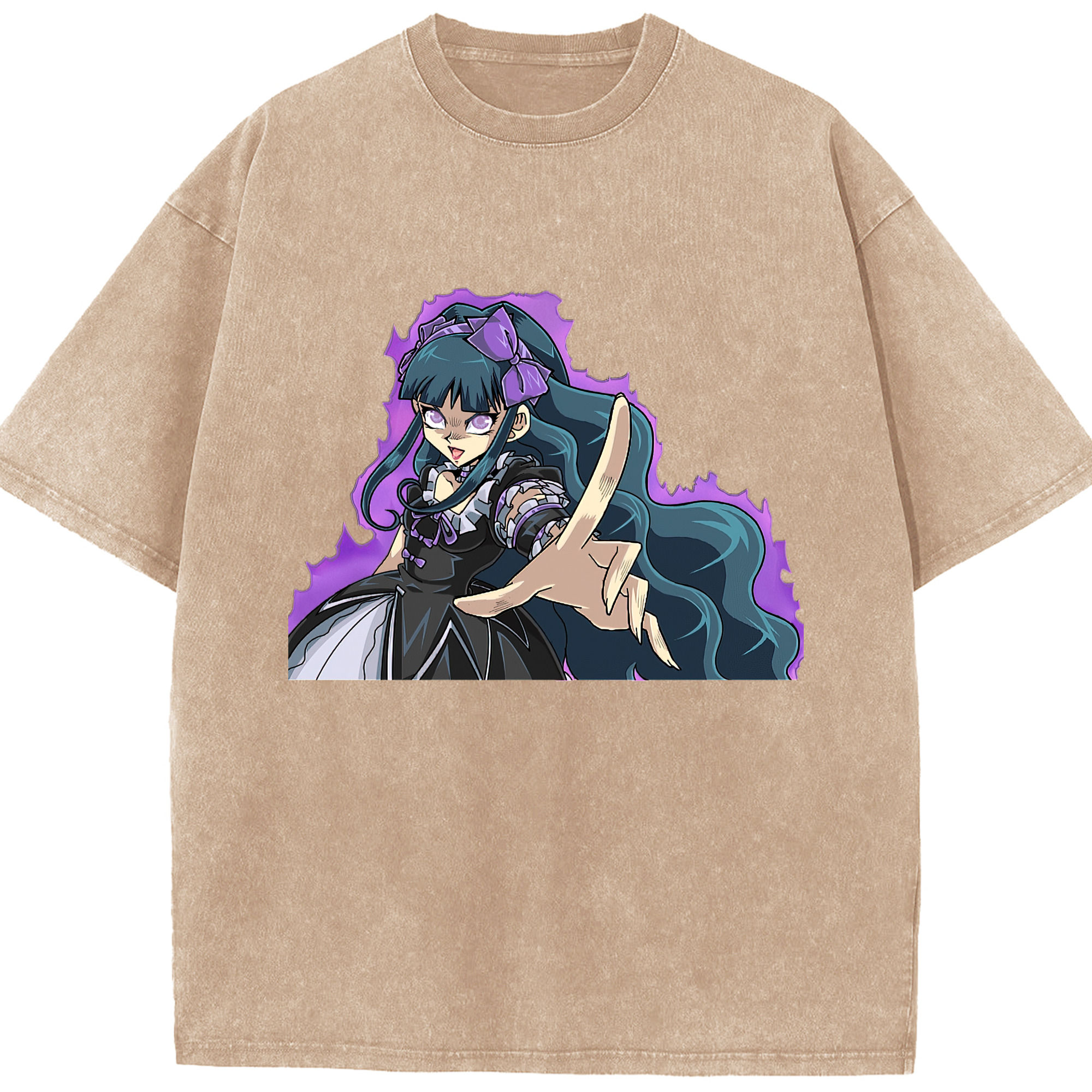 （画像用） 遊☆戯☆王 Yu-Gi-Oh! 綿100% ヴィンテージ風 半袖Tシャツ（フロントプリント）