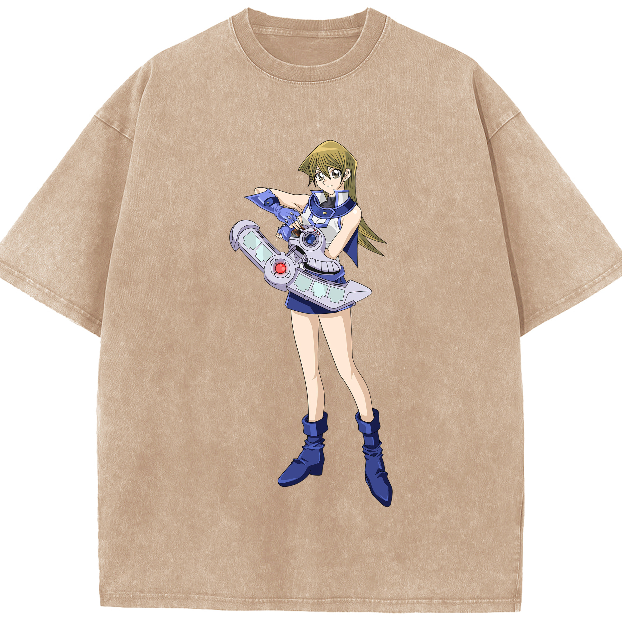 （画像用） 遊☆戯☆王 Yu-Gi-Oh! 綿100% ヴィンテージ風 半袖Tシャツ（フロントプリント）