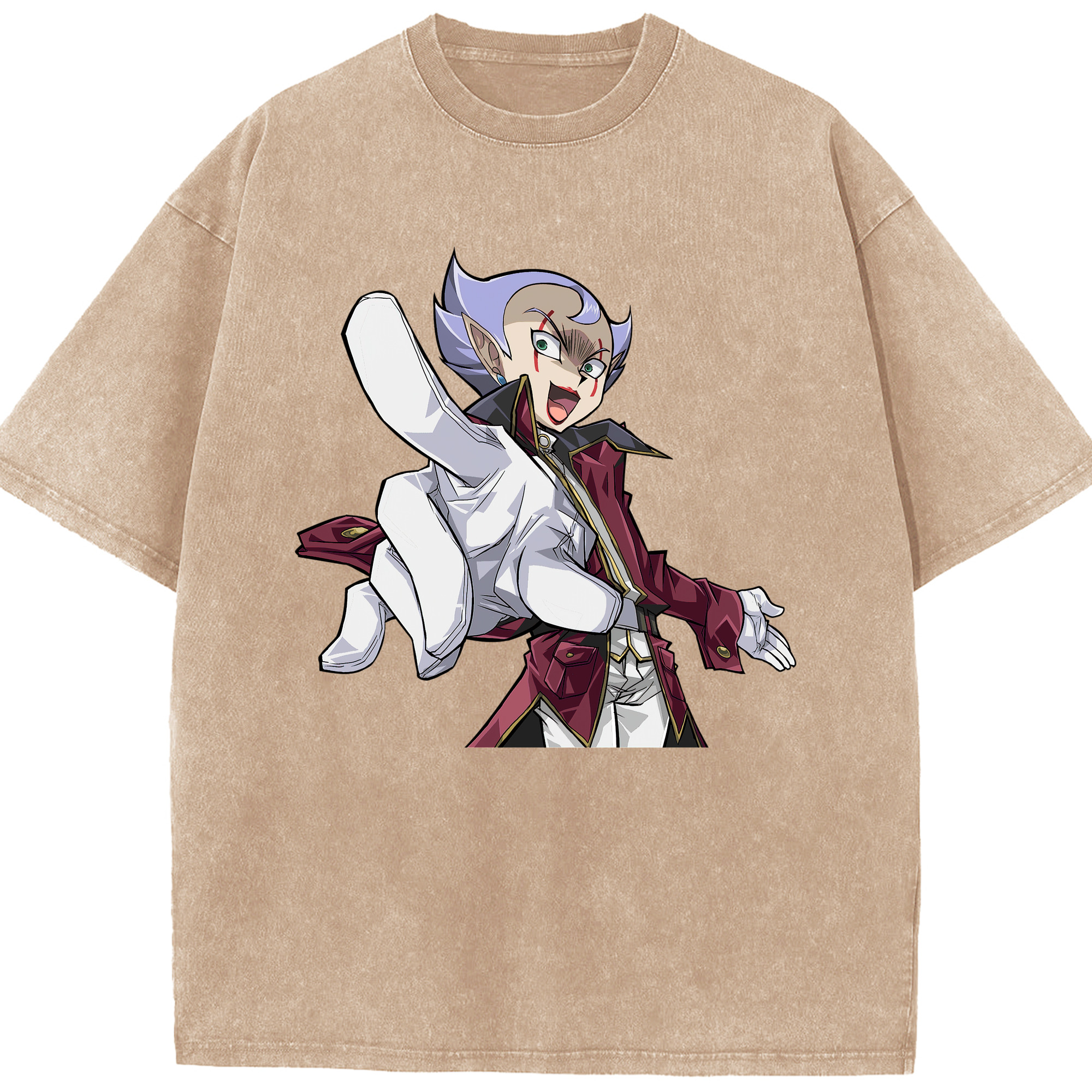 （画像用） 遊☆戯☆王 Yu-Gi-Oh! 綿100% ヴィンテージ風 半袖Tシャツ（フロントプリント）
