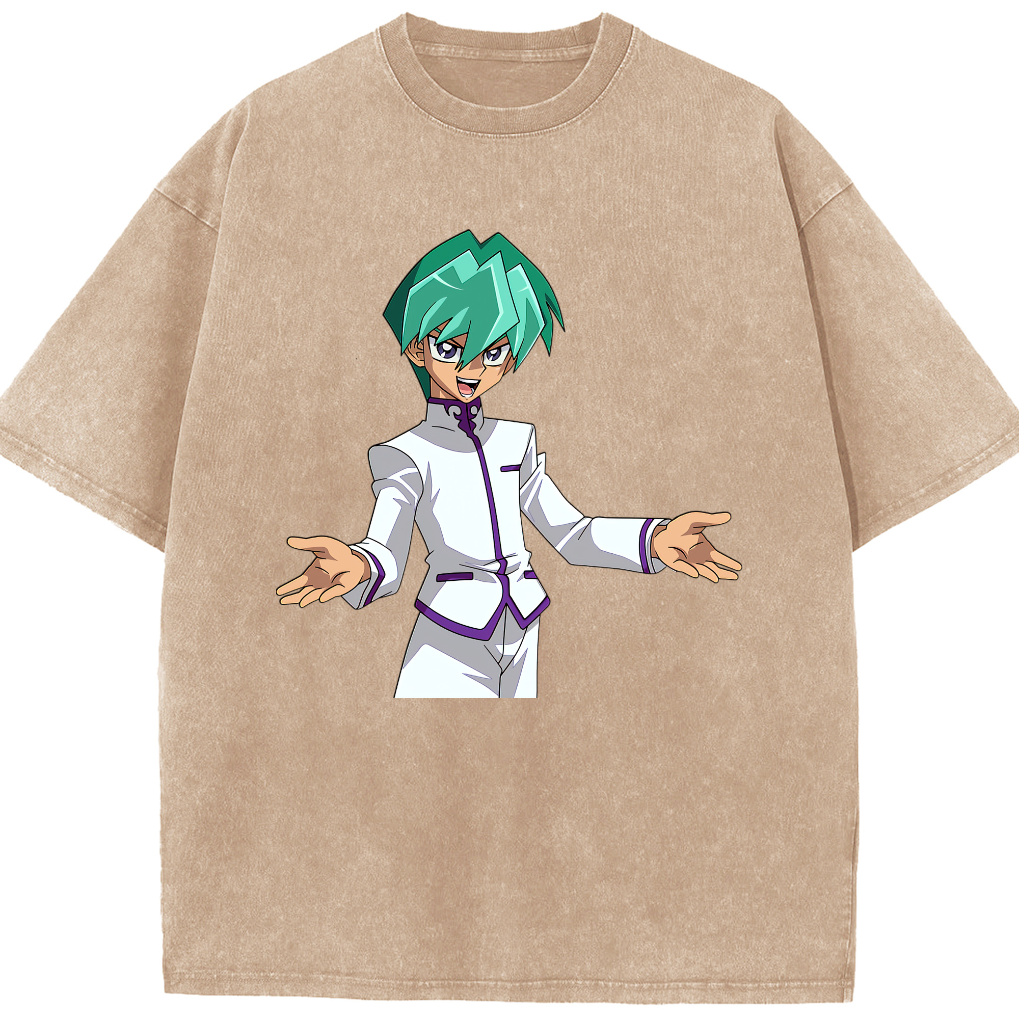 （画像用） 遊☆戯☆王 Yu-Gi-Oh! 綿100% ヴィンテージ風 半袖Tシャツ（フロントプリント）