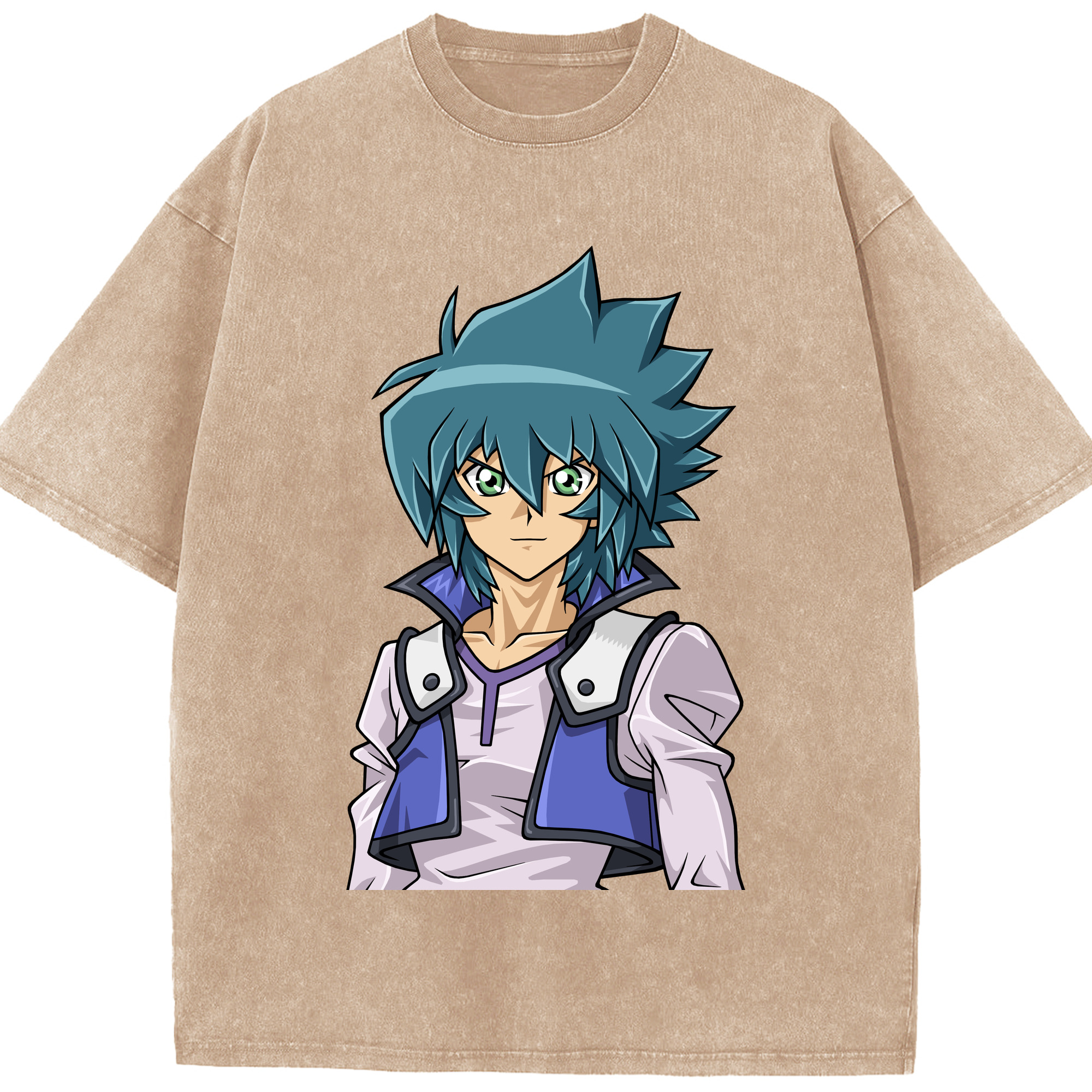 （画像用） 遊☆戯☆王 Yu-Gi-Oh! 綿100% ヴィンテージ風 半袖Tシャツ（フロントプリント）