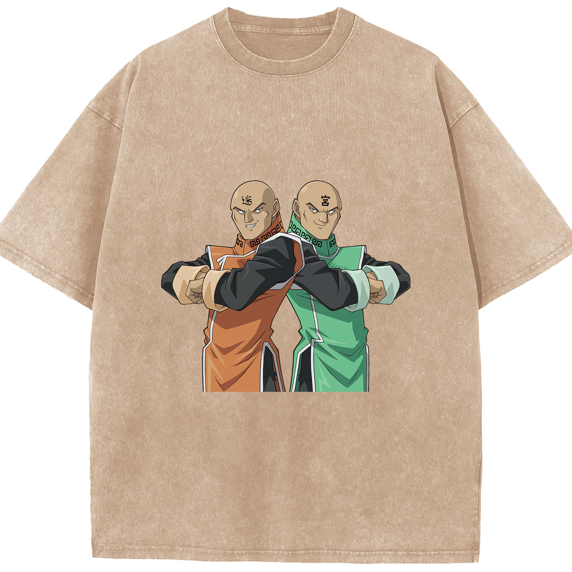 （画像用） 遊☆戯☆王 Yu-Gi-Oh! 綿100% ヴィンテージ風 半袖Tシャツ（フロントプリント）