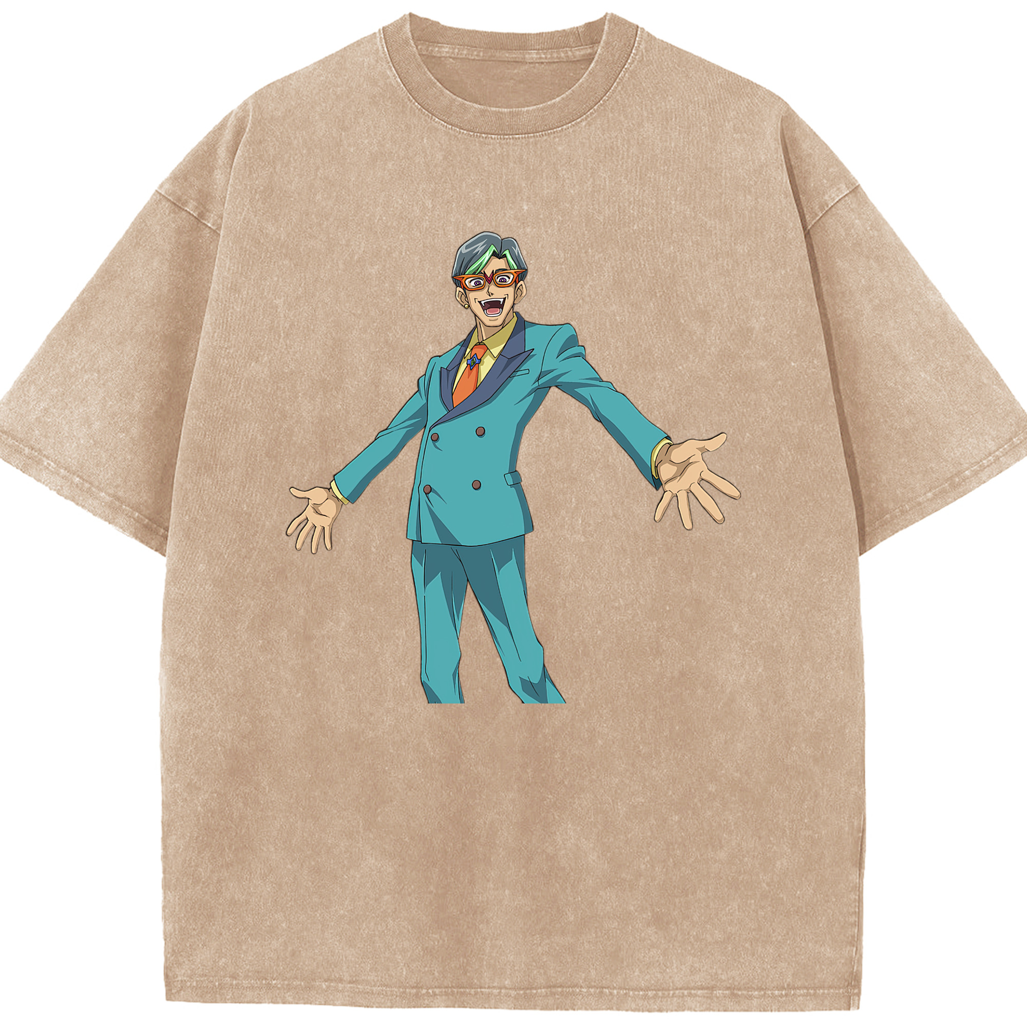 （画像用） 遊☆戯☆王 Yu-Gi-Oh! 綿100% ヴィンテージ風 半袖Tシャツ（フロントプリント）