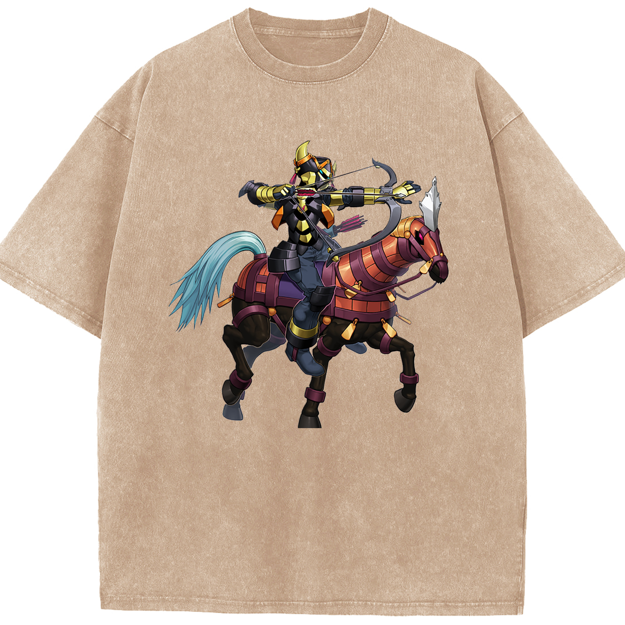 （画像用） 遊☆戯☆王 Yu-Gi-Oh! 綿100% ヴィンテージ風 半袖Tシャツ（フロントプリント）