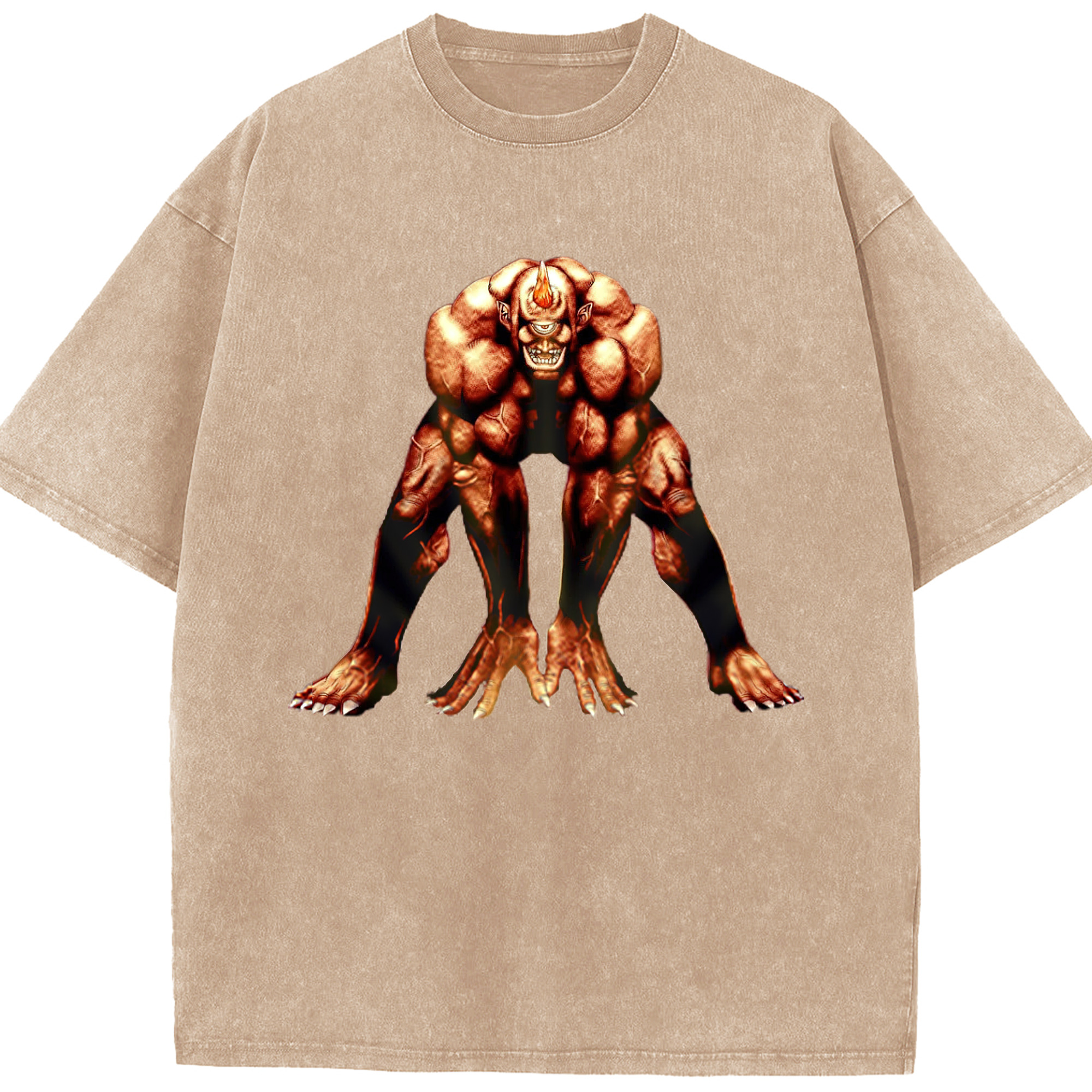 （画像用） 遊☆戯☆王 Yu-Gi-Oh! 綿100% ヴィンテージ風 半袖Tシャツ（フロントプリント）